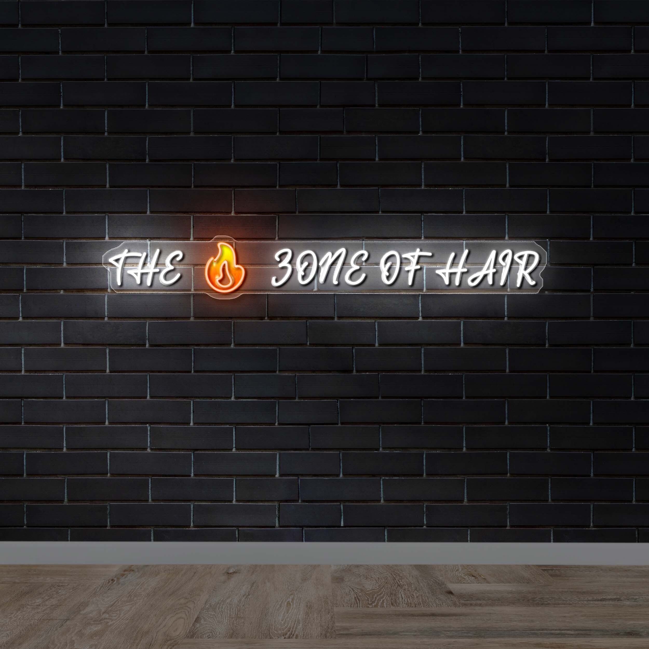 THE ZONE OF HAIR - Premium Neon Artwork