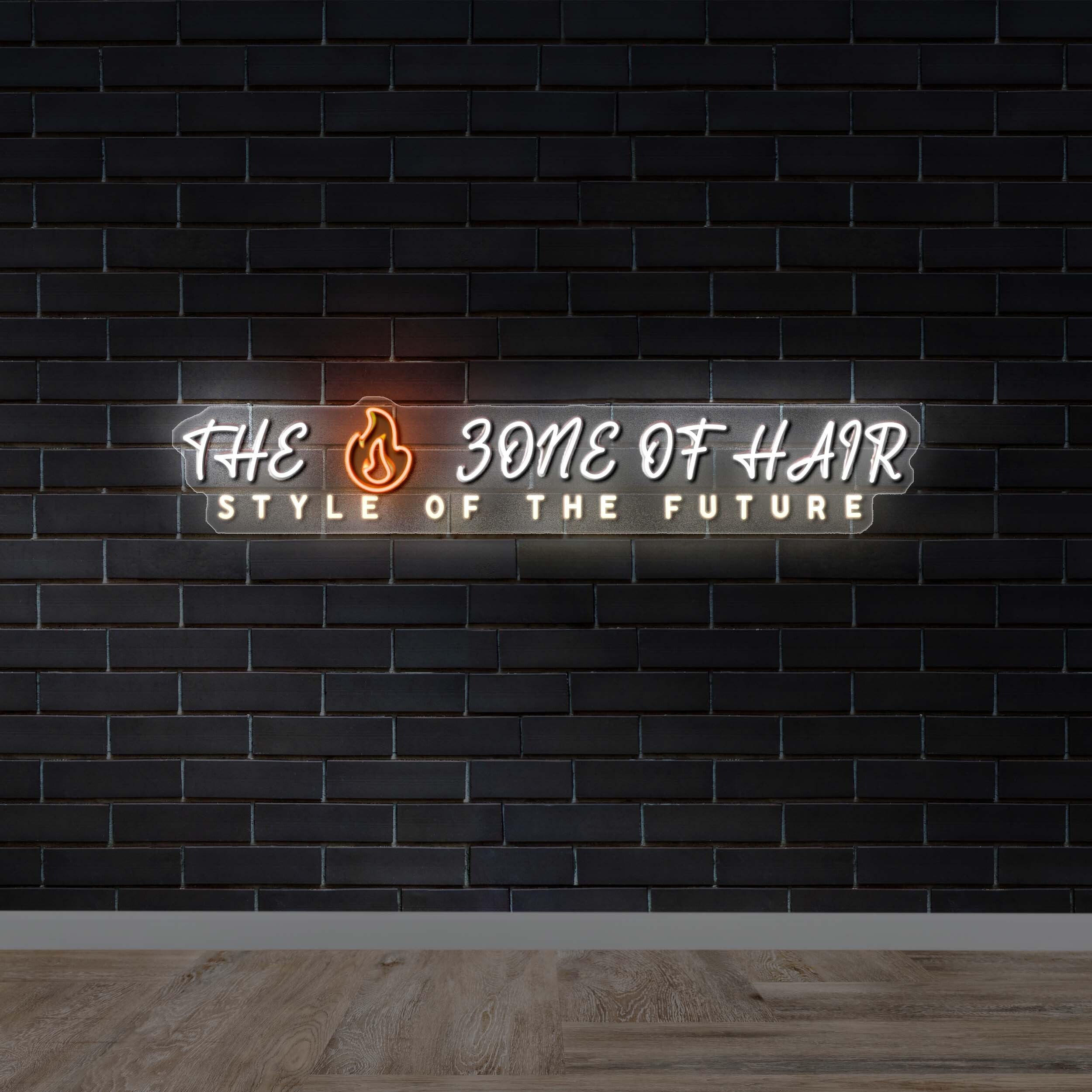 THE ZONE OF HAIR ll - Premium Neon Artwork