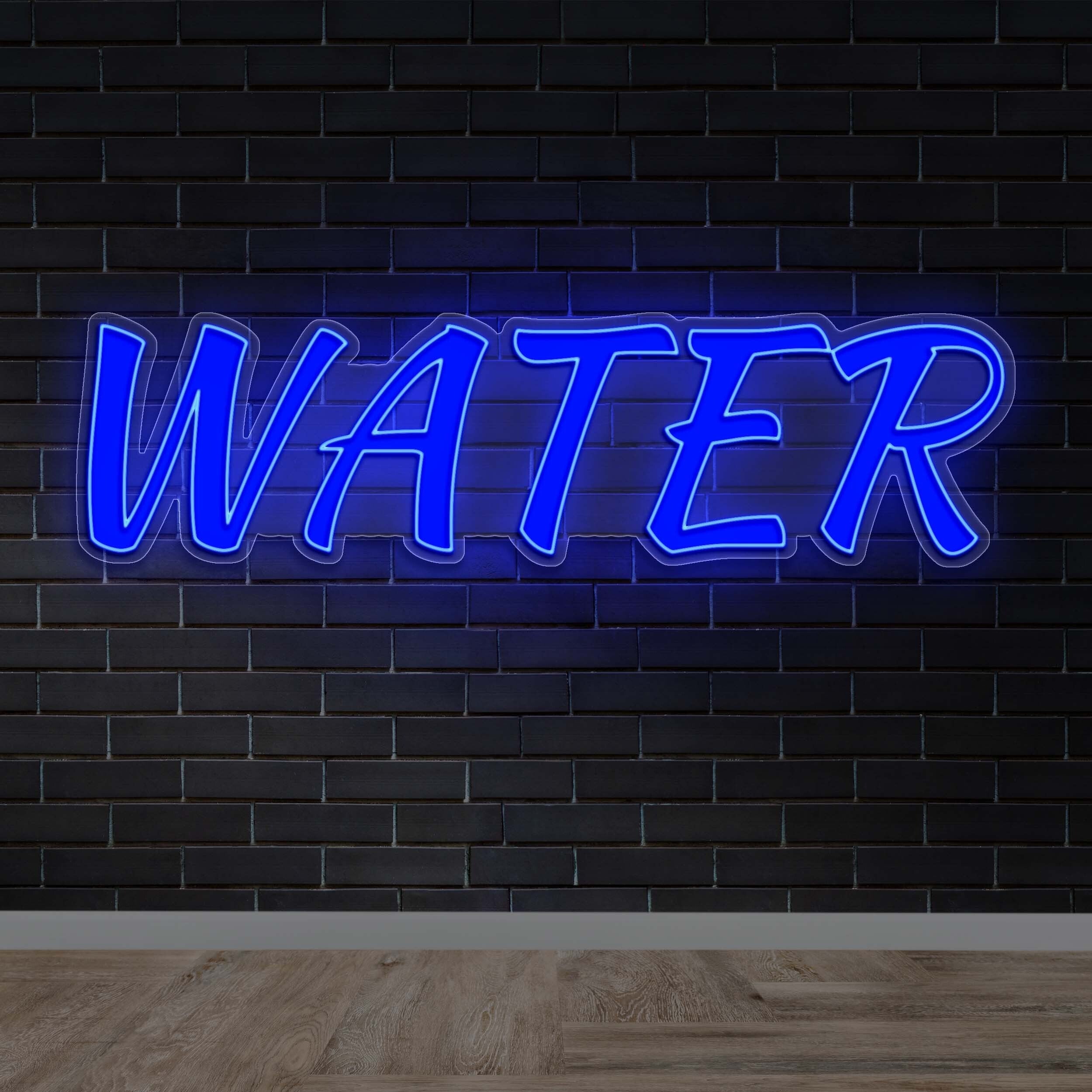 WATER - Premium Neon Artwork