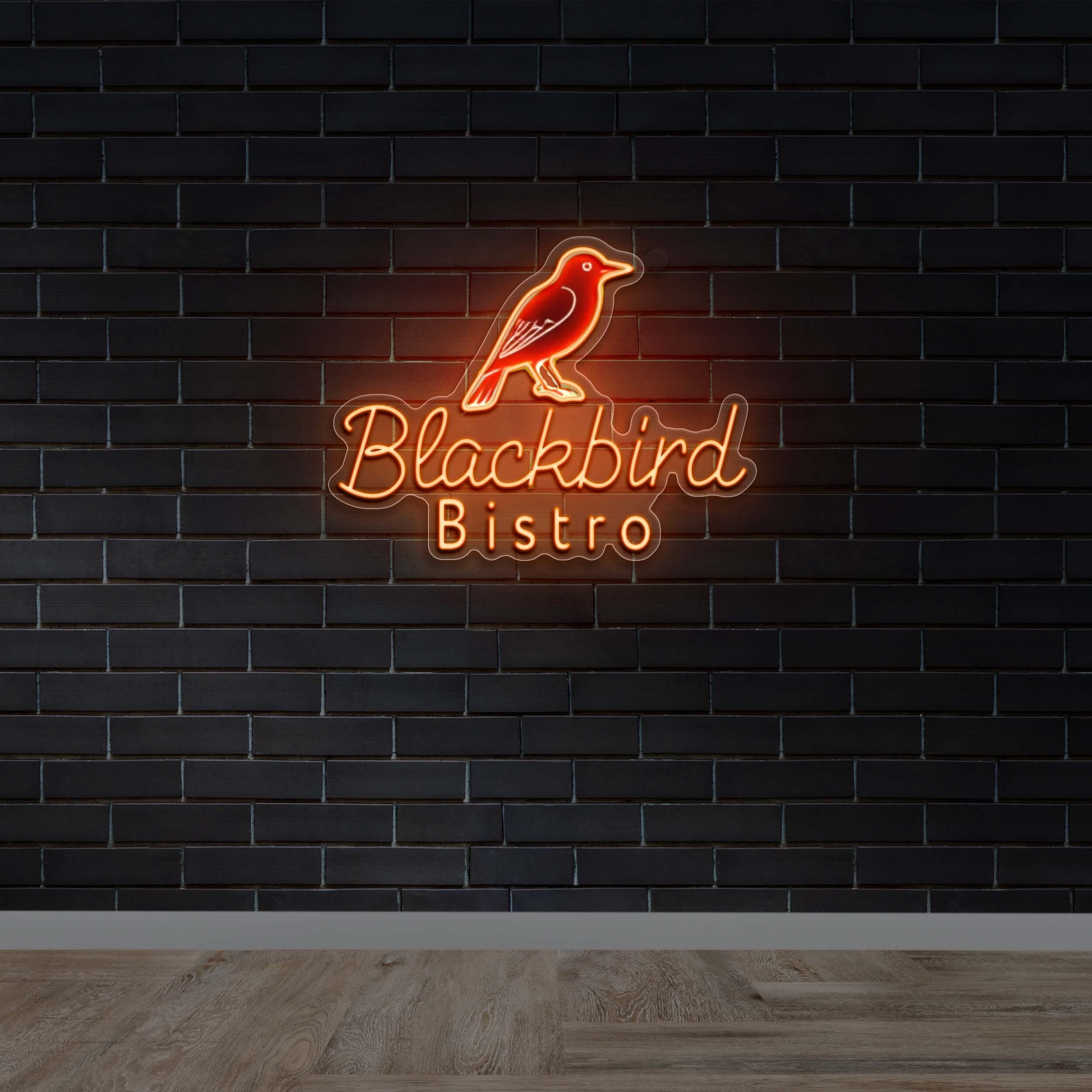 Blackbird Bistro - Premium Neon Artwork
