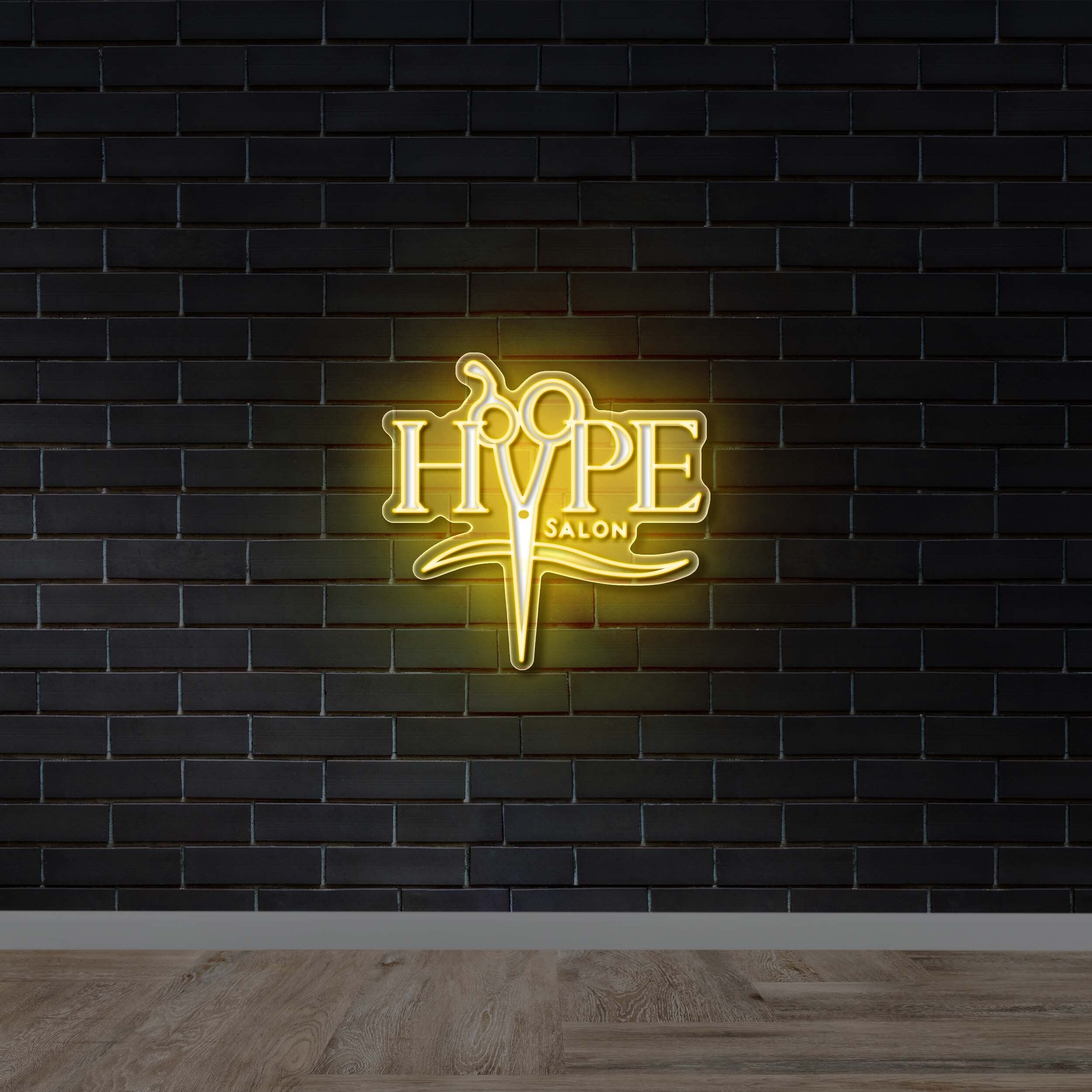 Hype Salon - Premium Neon Artwork