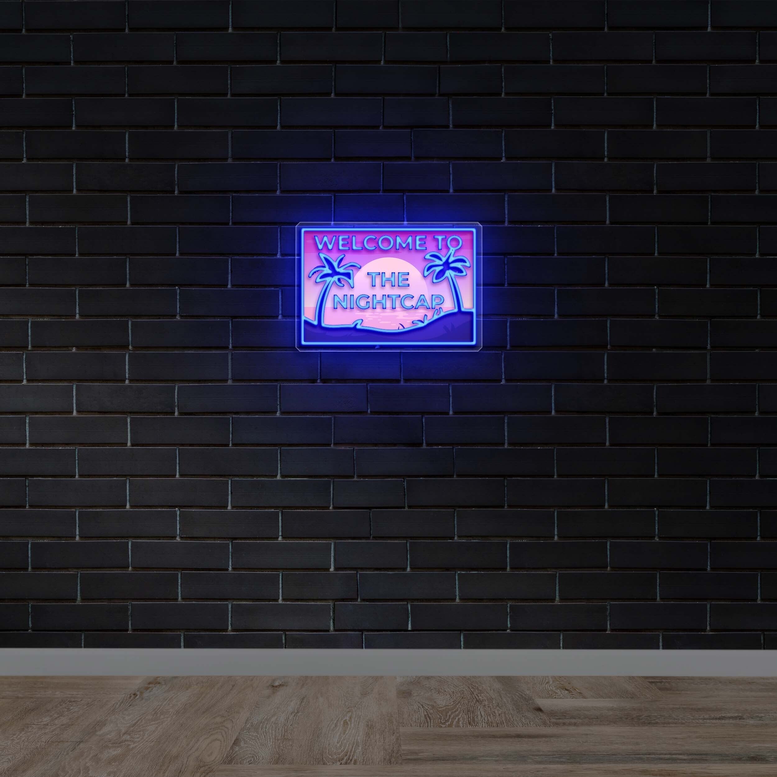 WELCOME TO THE NIGHTCAR - Premium Neon Artwork