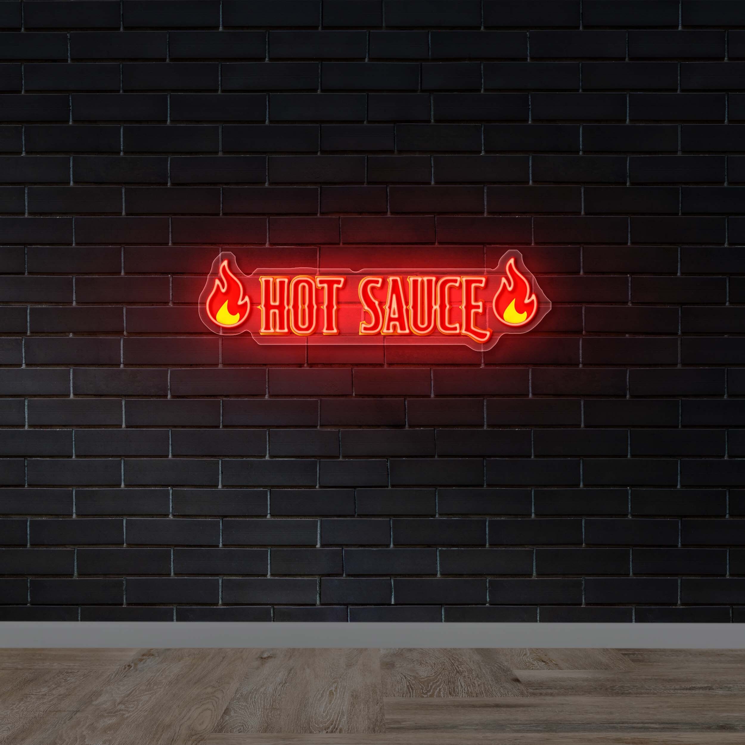 HOT SAUCE - Premium Neon Artwork
