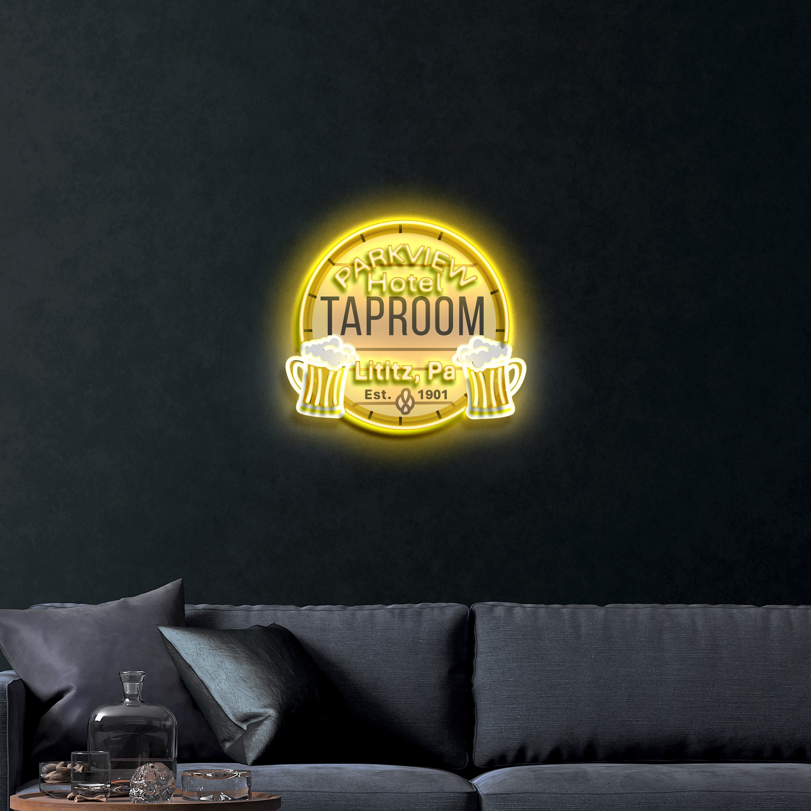Parkview Hotel Taproom – Premium Neon Artwork