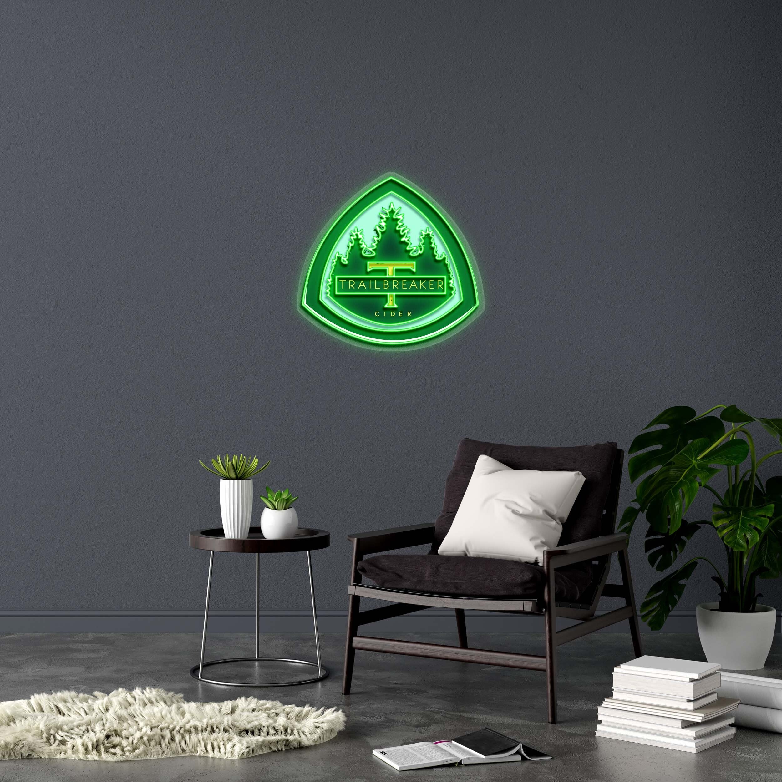 Trailbreaker Cider - Premium Neon Artwork