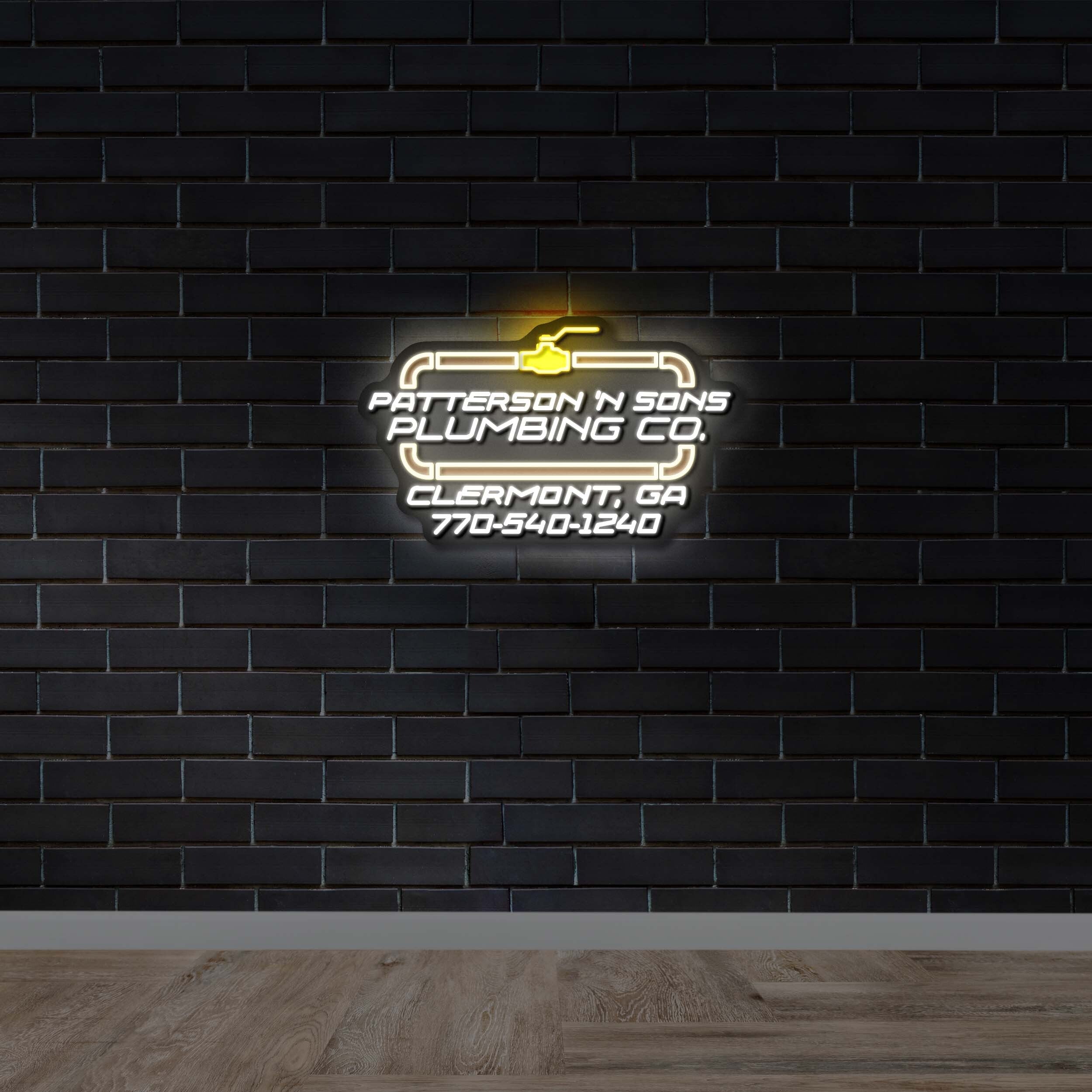 Patterson 'N Sons Plumbing Co. - Premium Neon Artwork