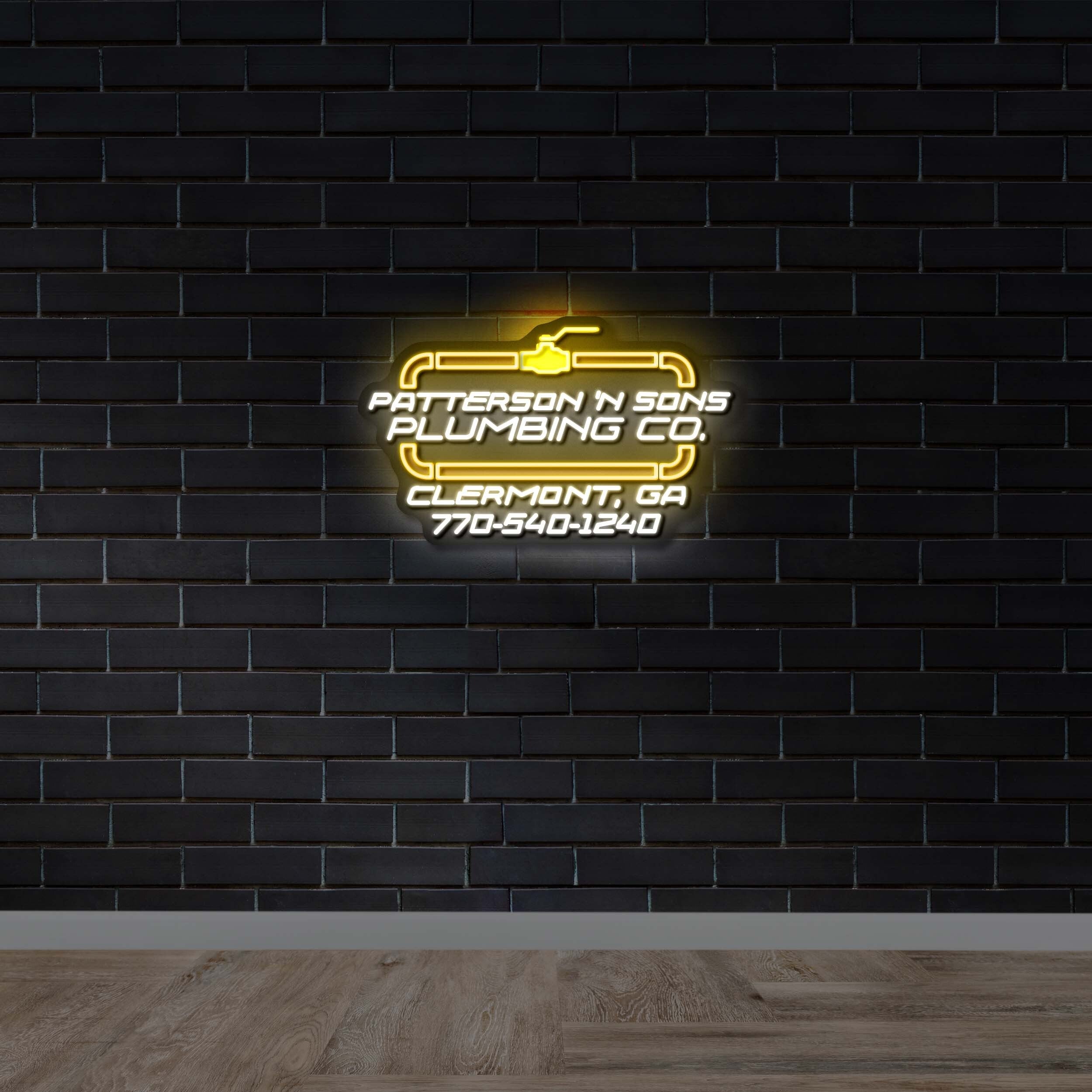Patterson 'N Sons Plumbing Co. - Premium Neon Artwork