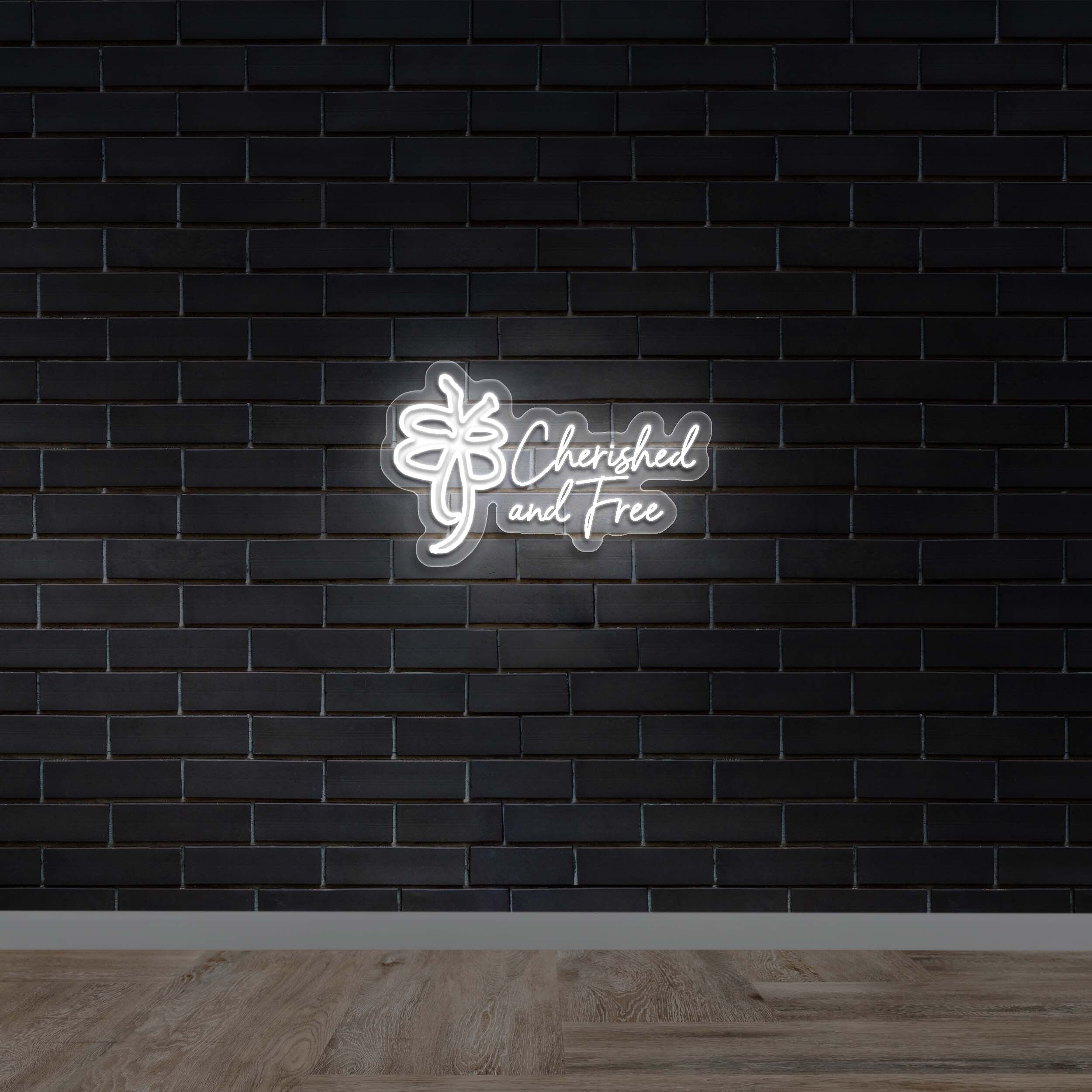Cherished And Free (2nd version) - Premium Neon Artwork
