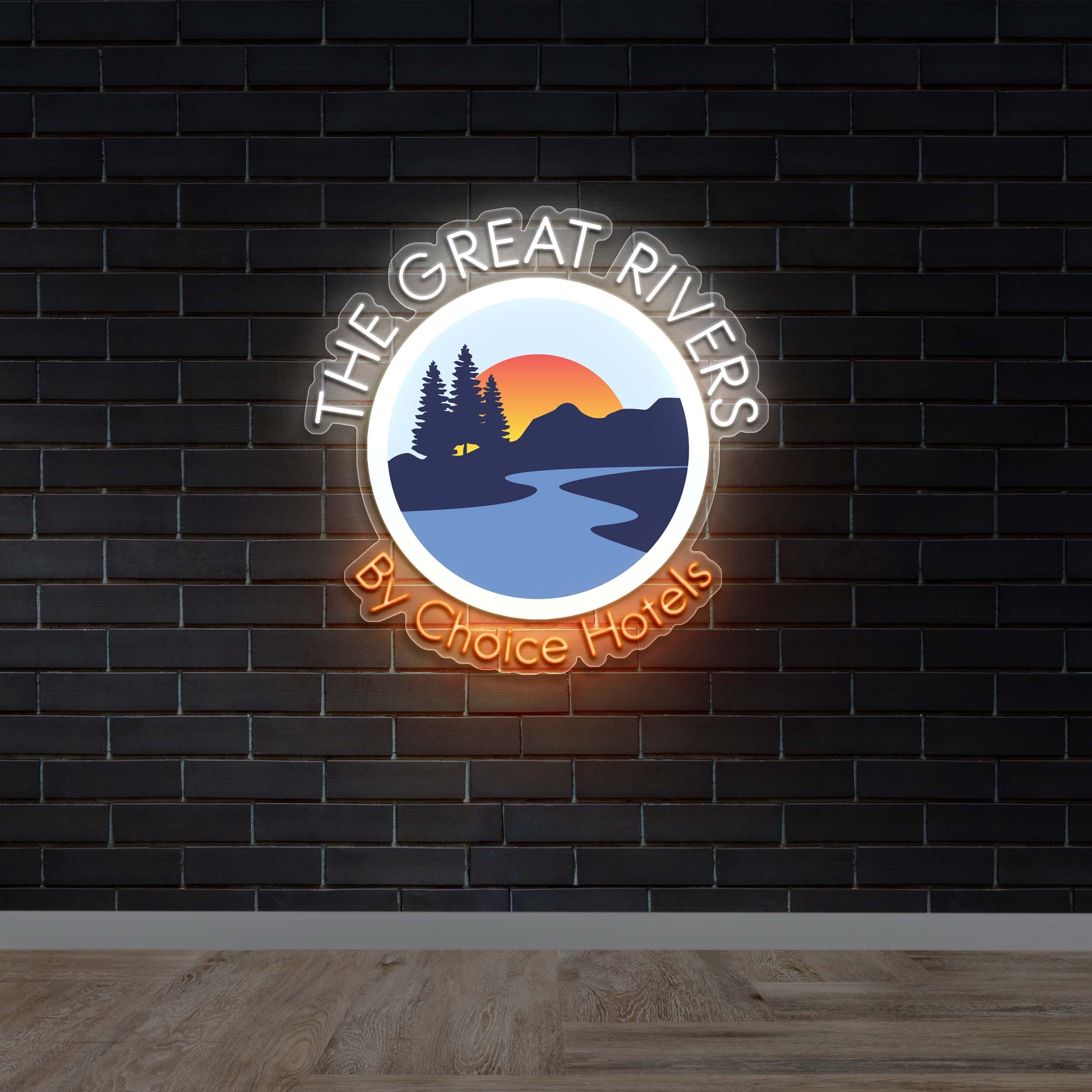 THE GREAT RIVERS - Premium Neon Artwork