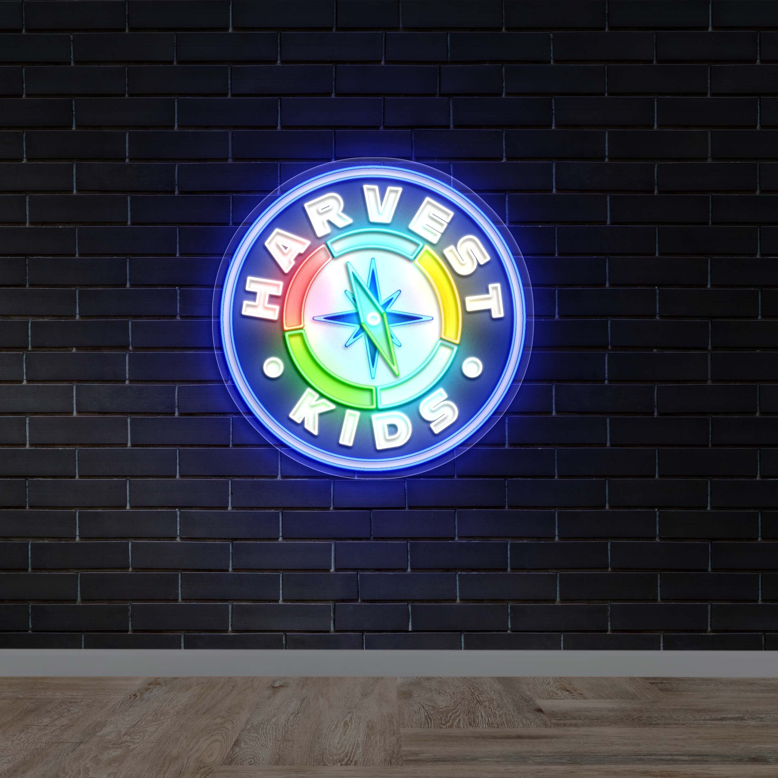HARVEST KIDS - Premium Neon Artwork