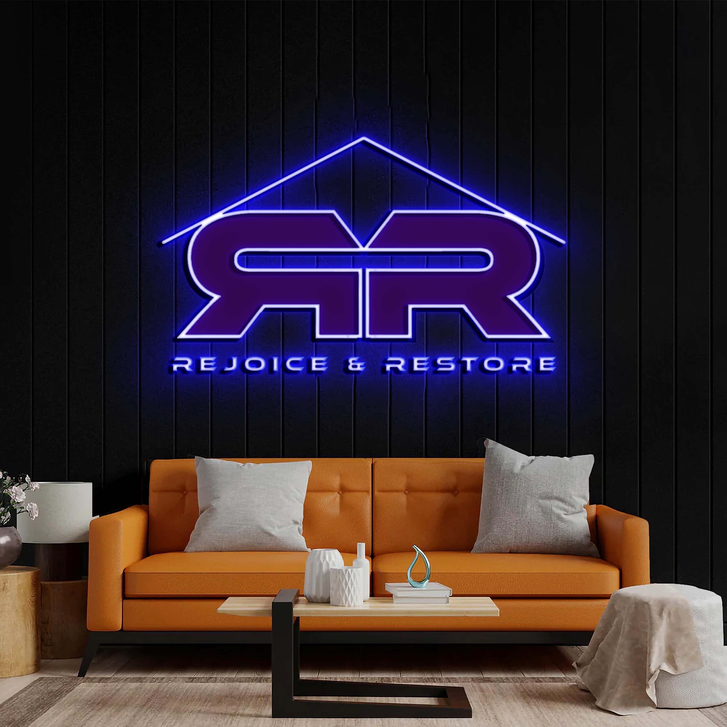 REJOICE & RESTORE - Premium Neon Artwork