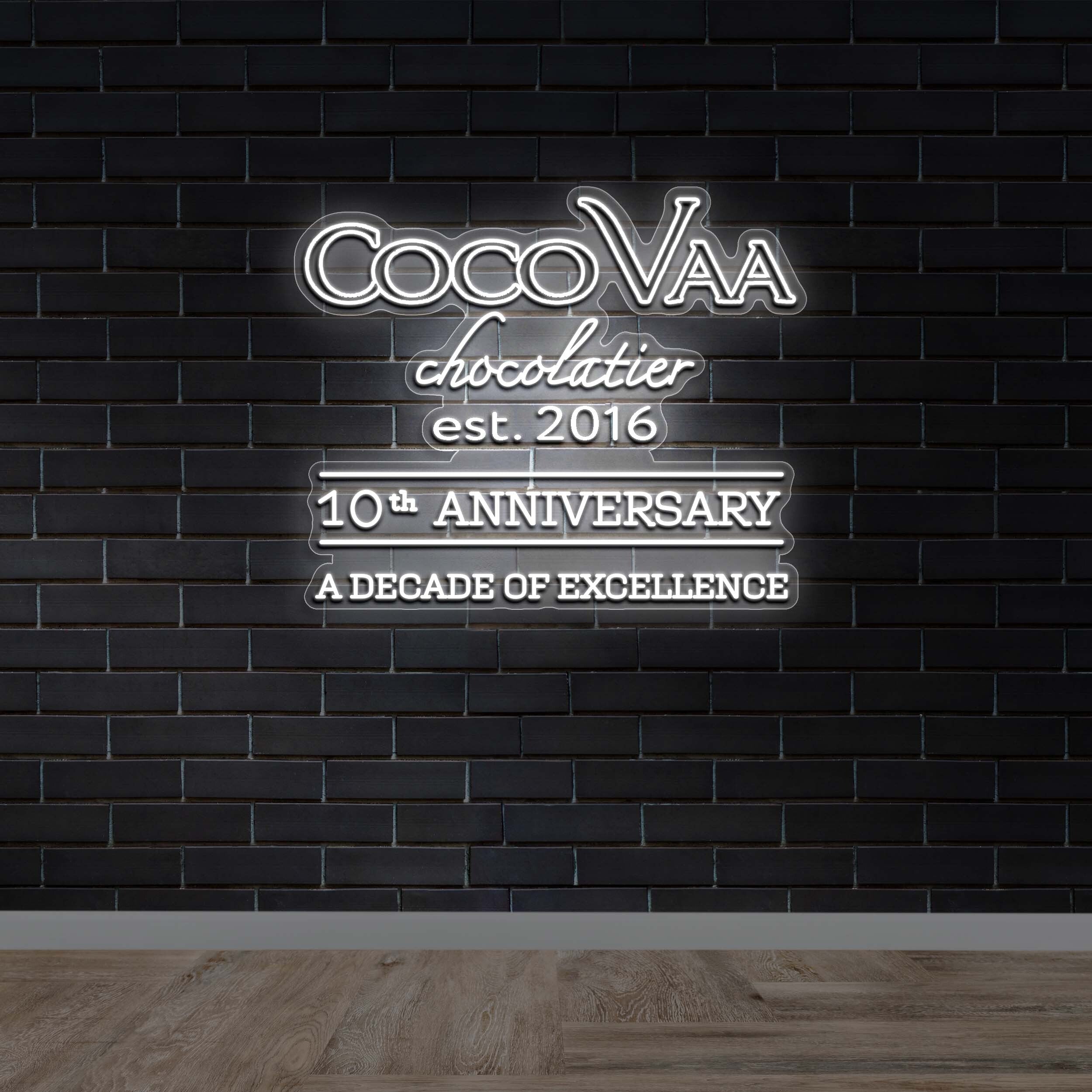 Coco VAA Chocolatier est 2016 - Premium Neon Artwork