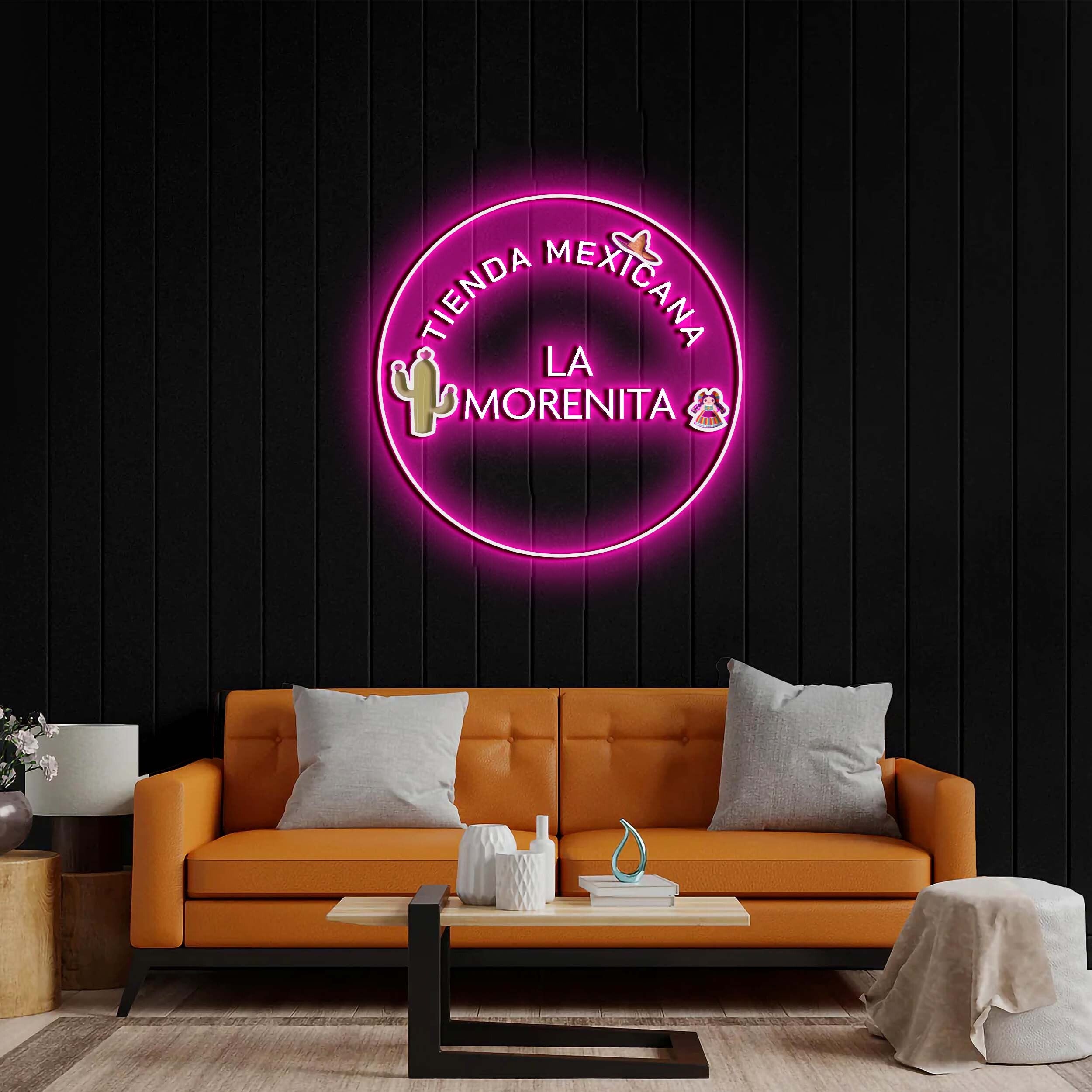 TIENDA MEXICANA (version 2) - Premium Neon Artwork