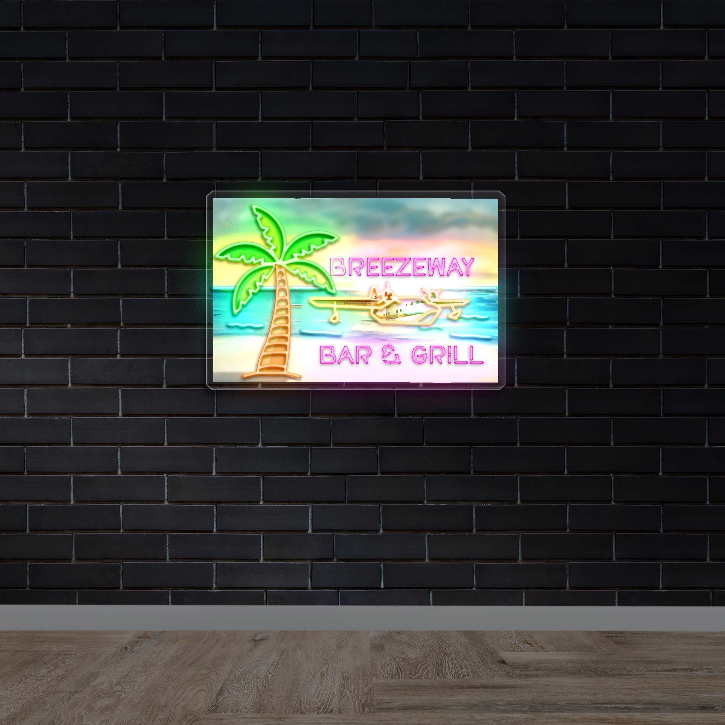 BREEZEWAY BAR & GRILL | 2nd Version – Premium Neon Artwork