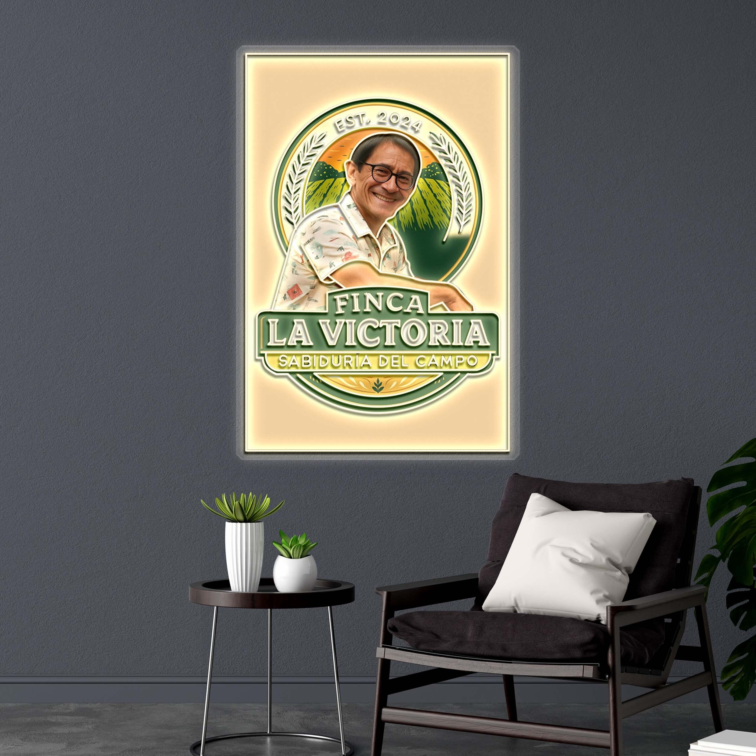 Finca La Victoria - Premium Neon Artwork