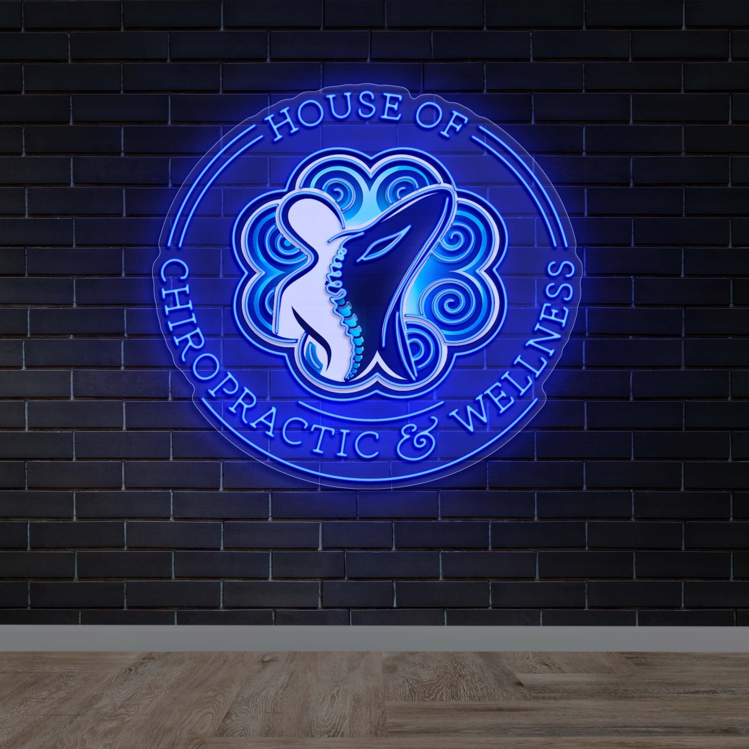 House of Chiropractic & Wellness - Premium Neon Artwork