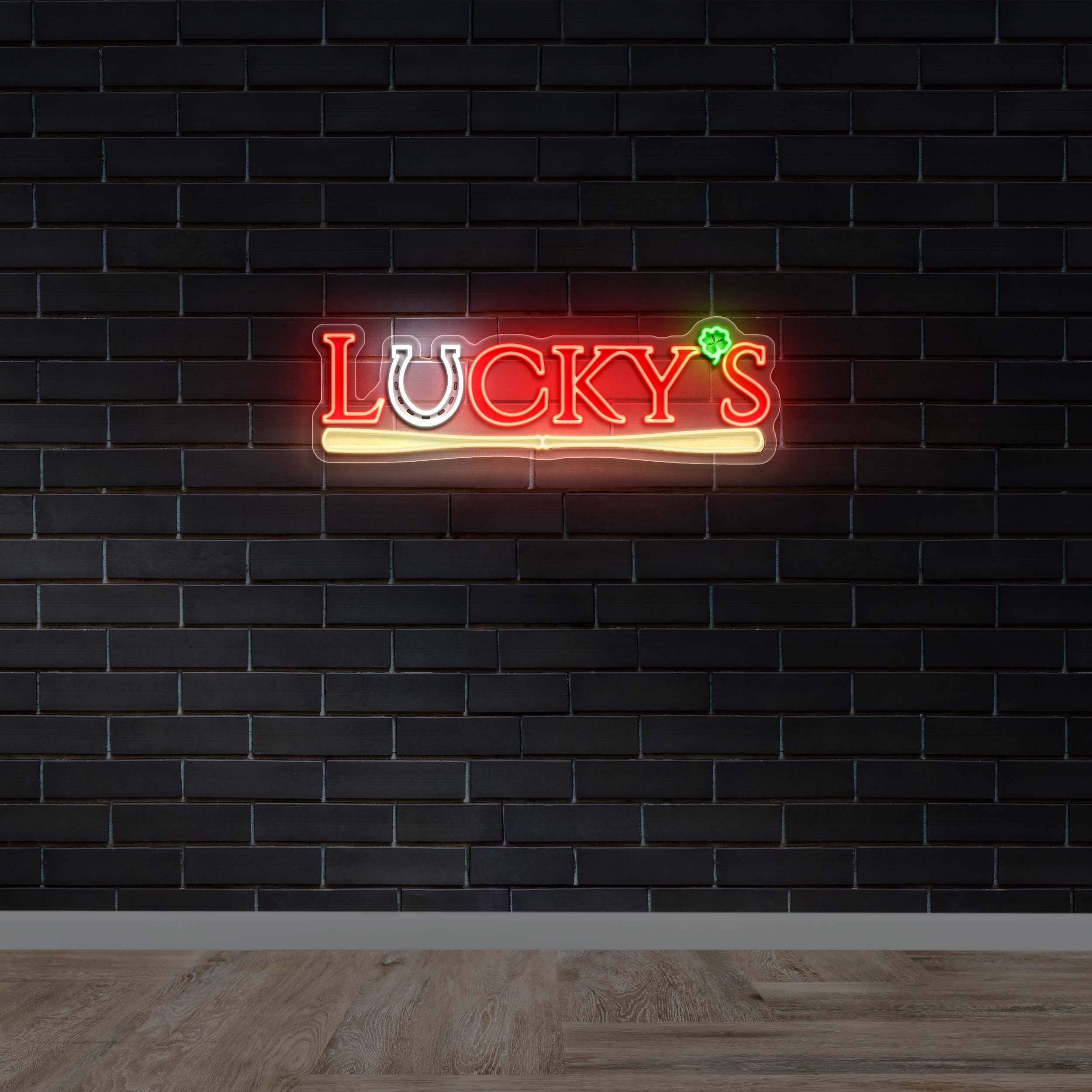 LUCKY'S - Premium Neon Artwork