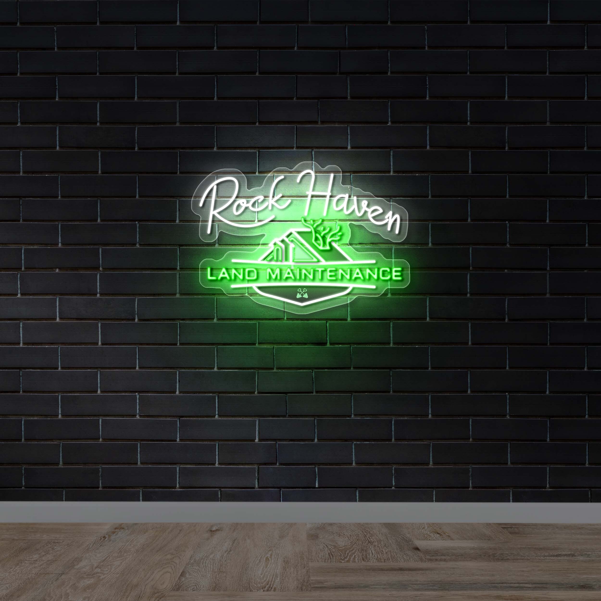 Rock Haven - Premium Neon Artwork