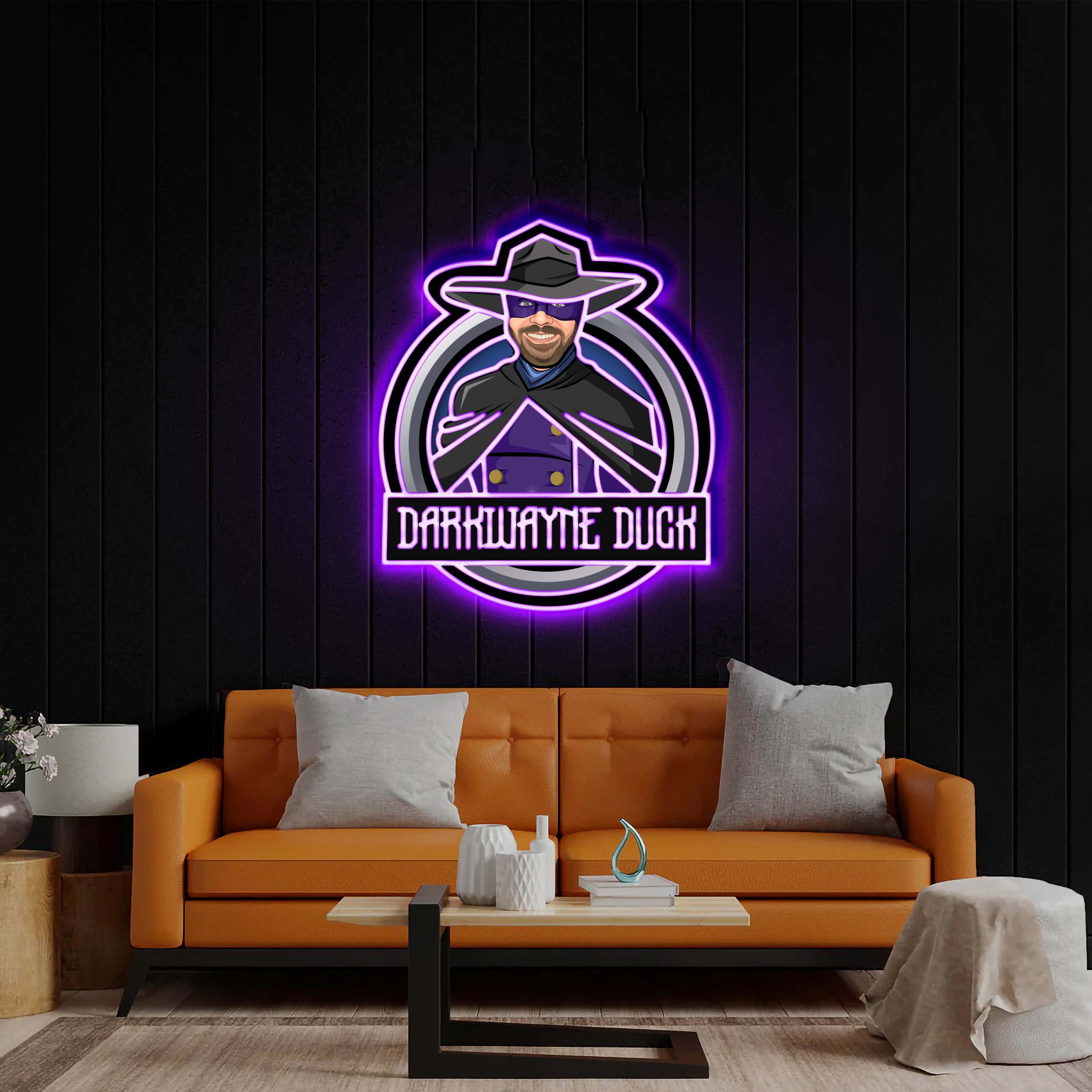 Darkwayne Duck - Premium Neon Artwork