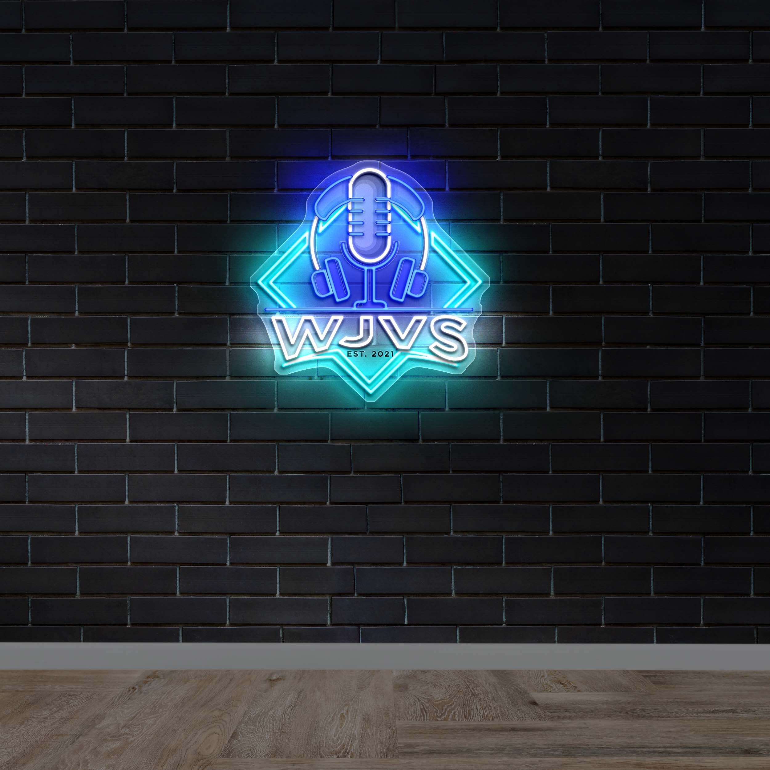 WJVS - Premium Neon Artwork