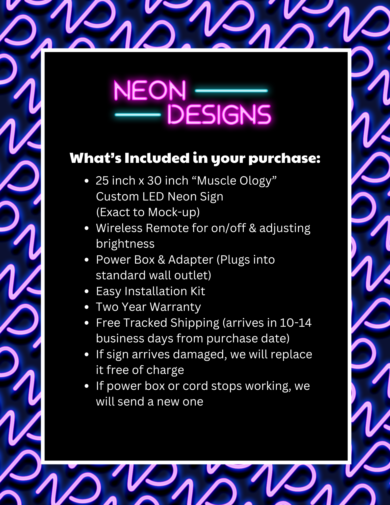 Muscle Ology - Premium Neon Artwork