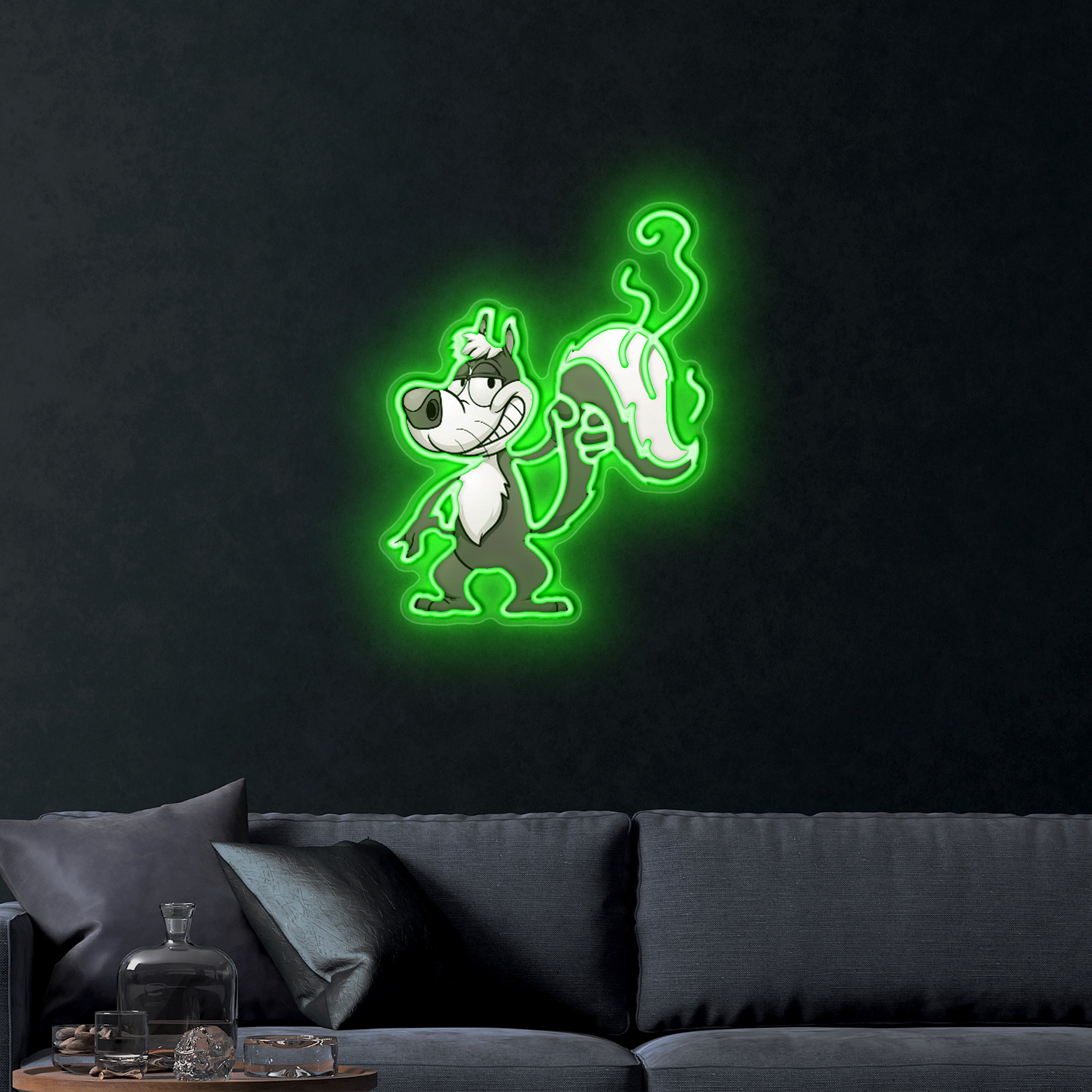 WellsServices (Skunk) – Premium Neon Artwork