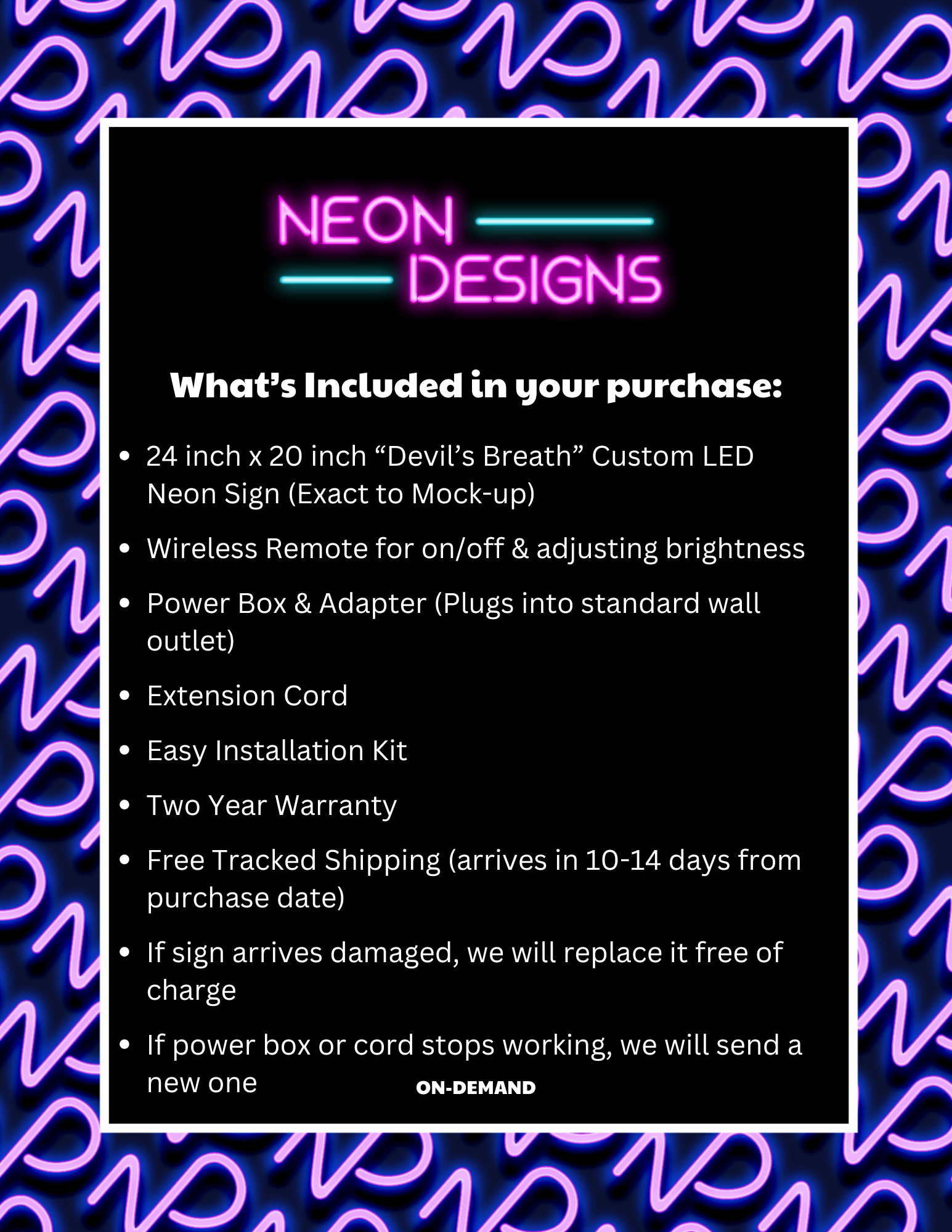 DEVIL'S BREATH | 2nd Version - Premium Neon Artwork