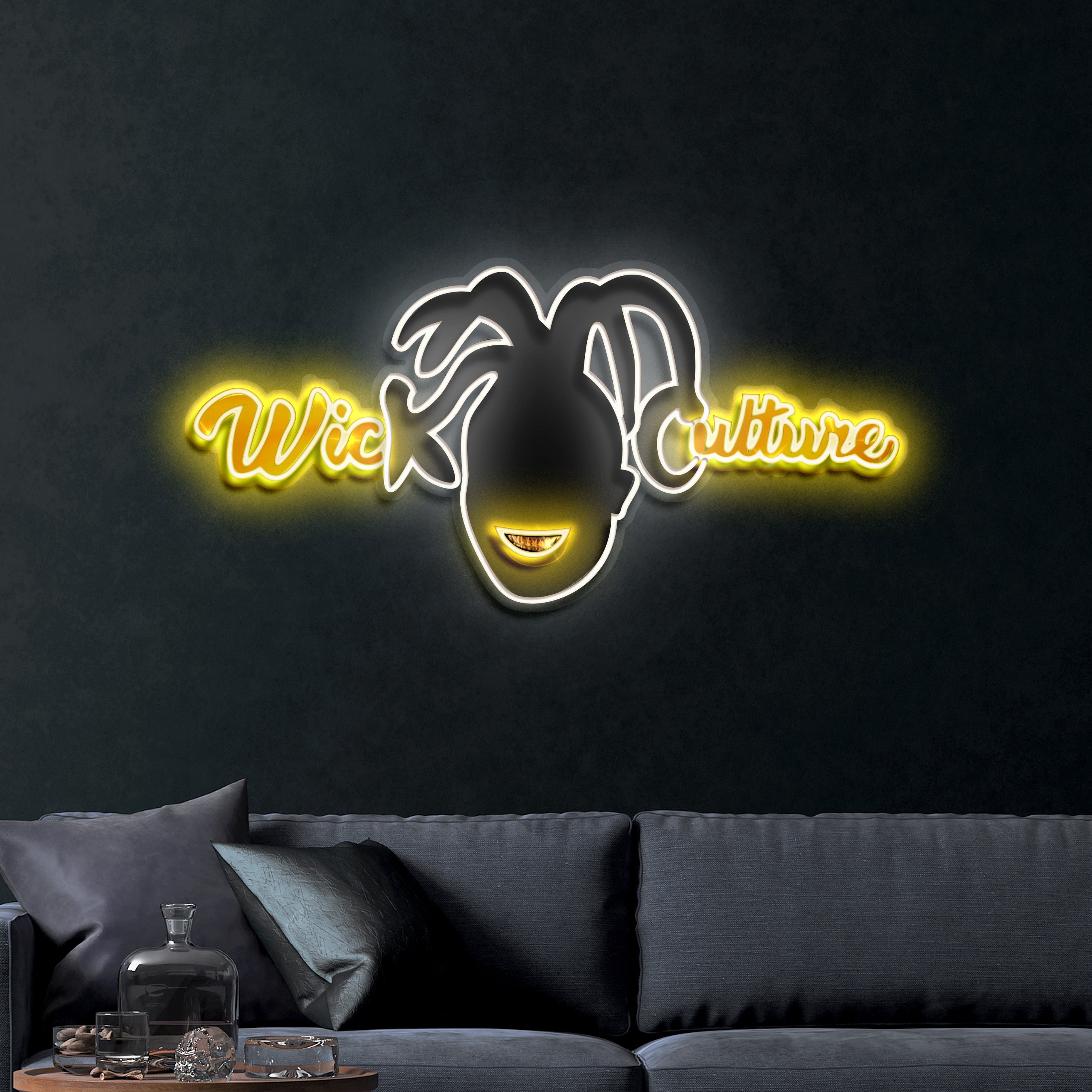 Wick Culture – Premium Neon Artwork