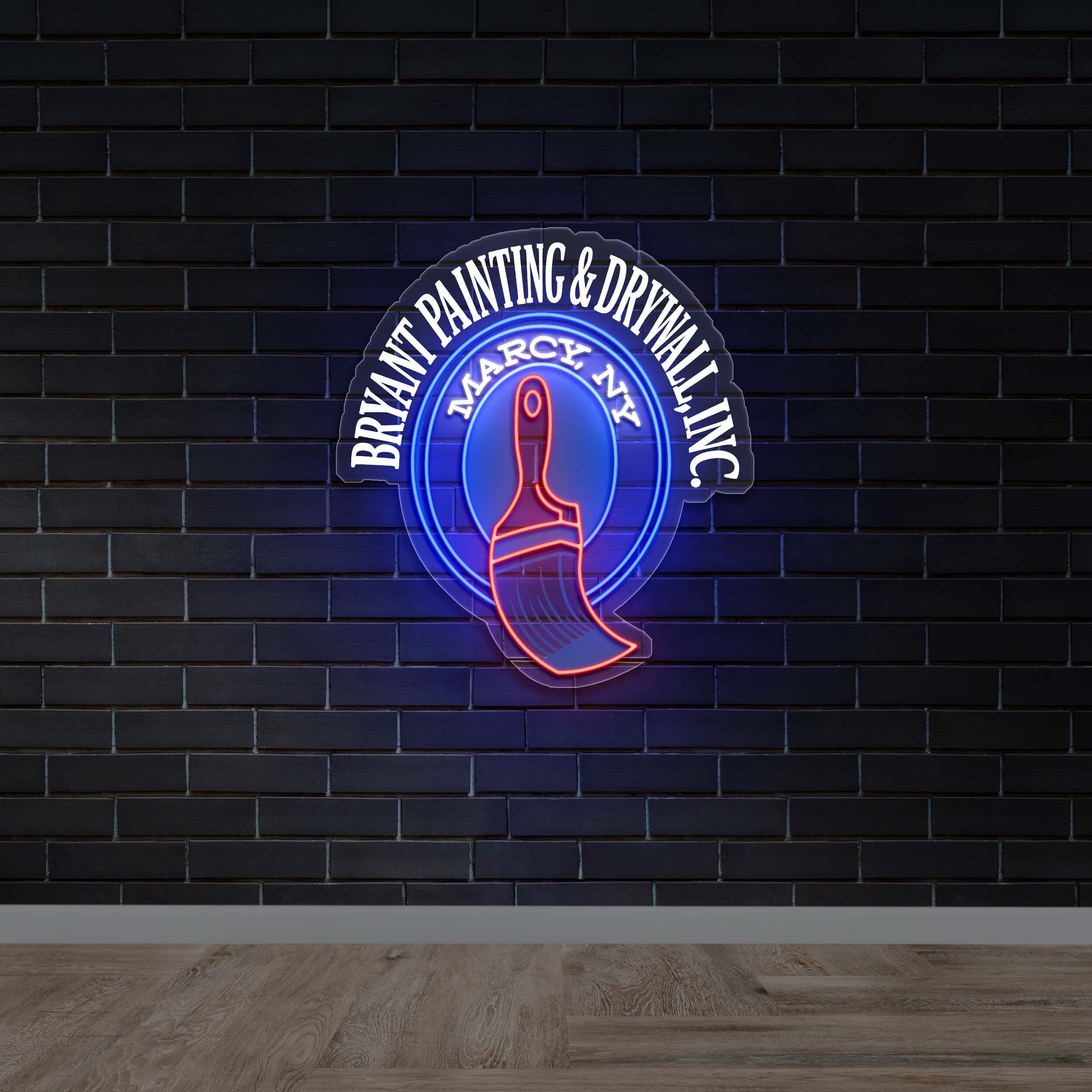 Bryant Painting & Drywall - Premium Neon Artwork