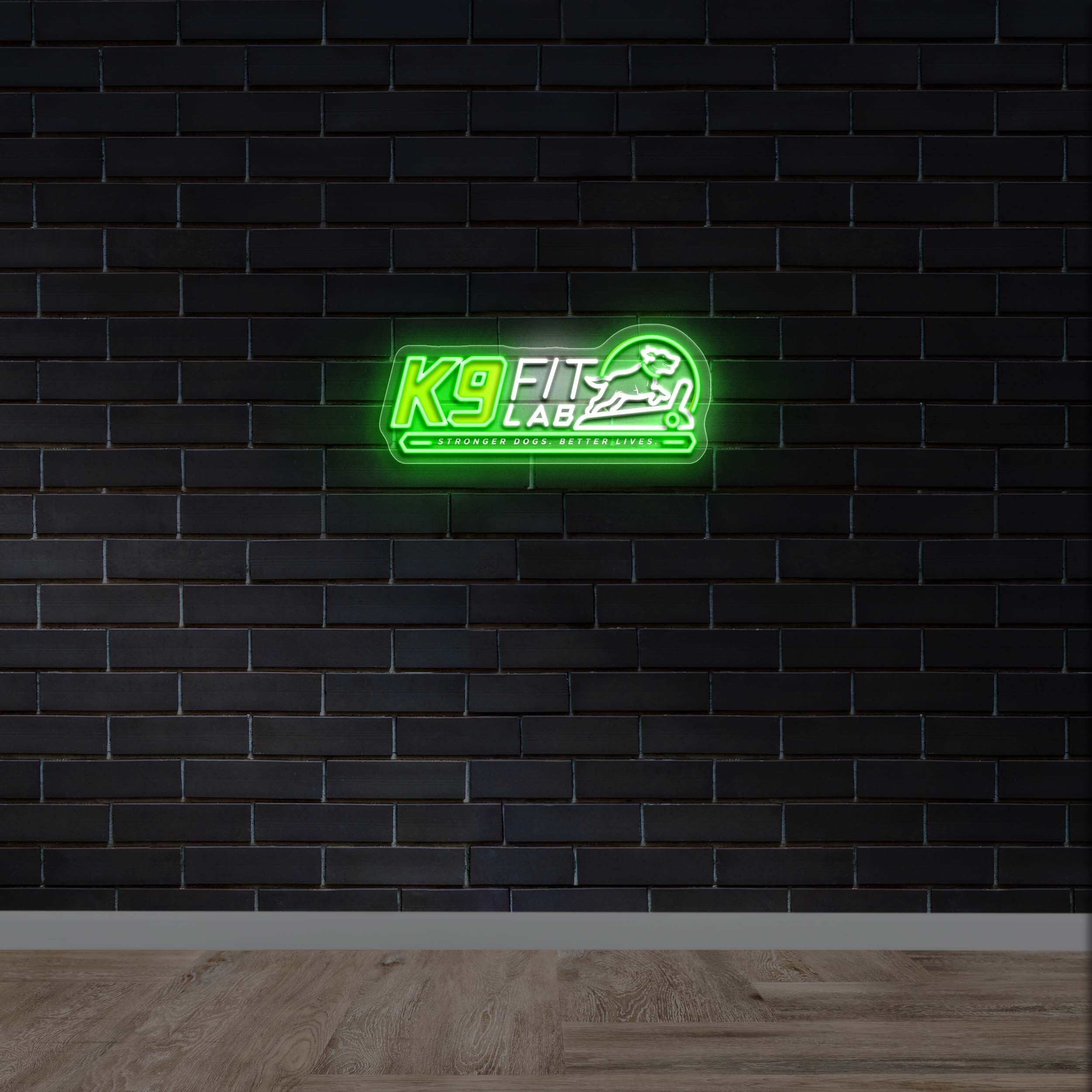 K9 FIT LAB - Premium Neon Artwork