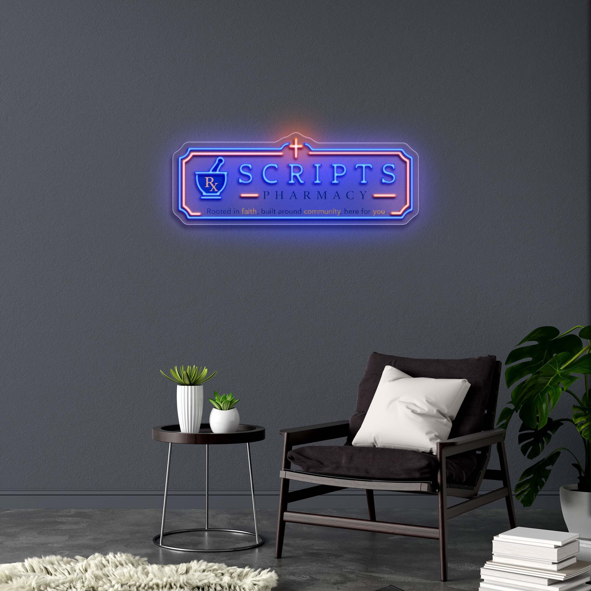 SCRIPTS - Premium Neon Artwork