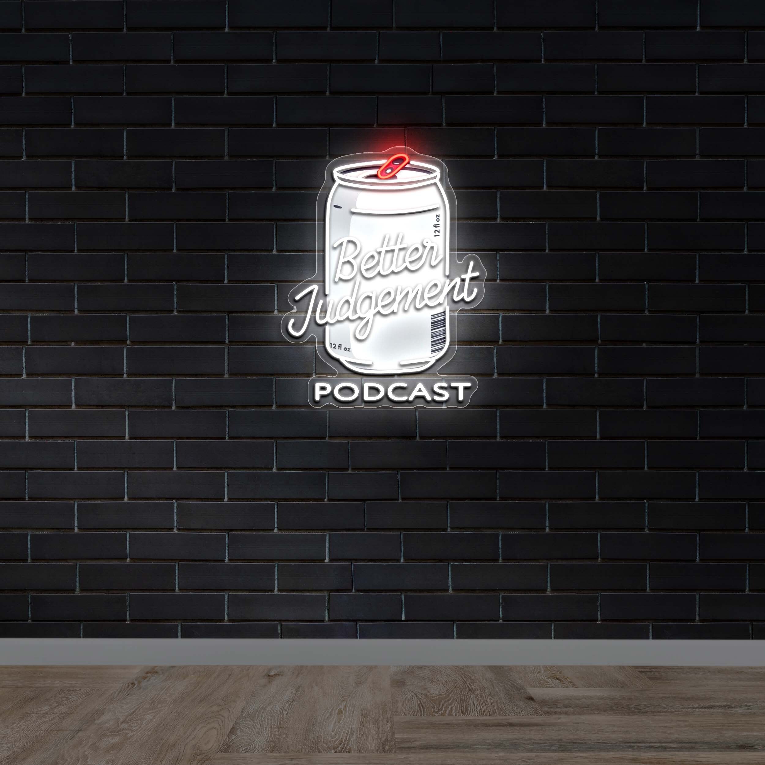 Better Judgement Podcast - Premium Neon Artwork