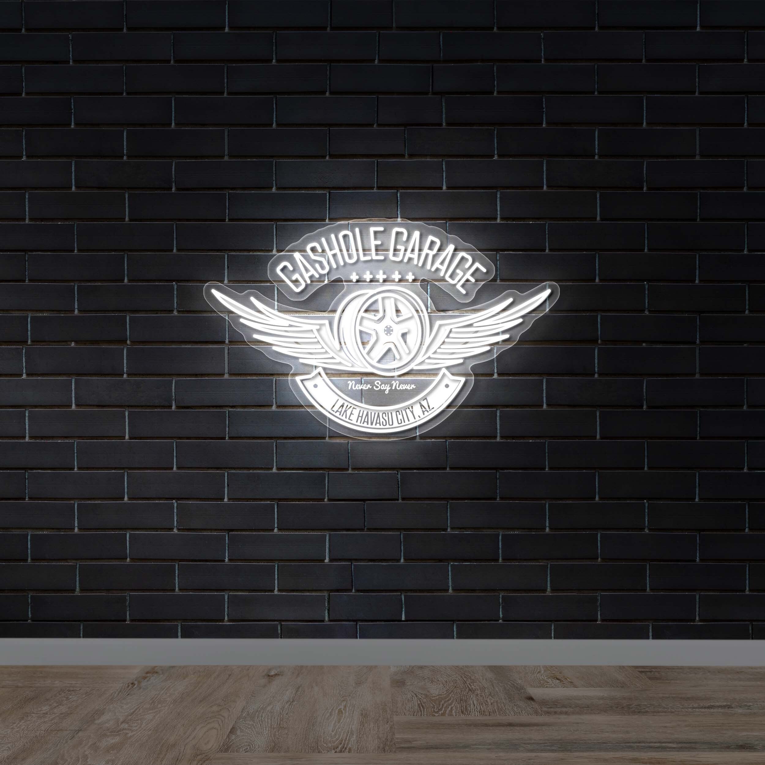 Gashole Garage – Premium Neon Artwork