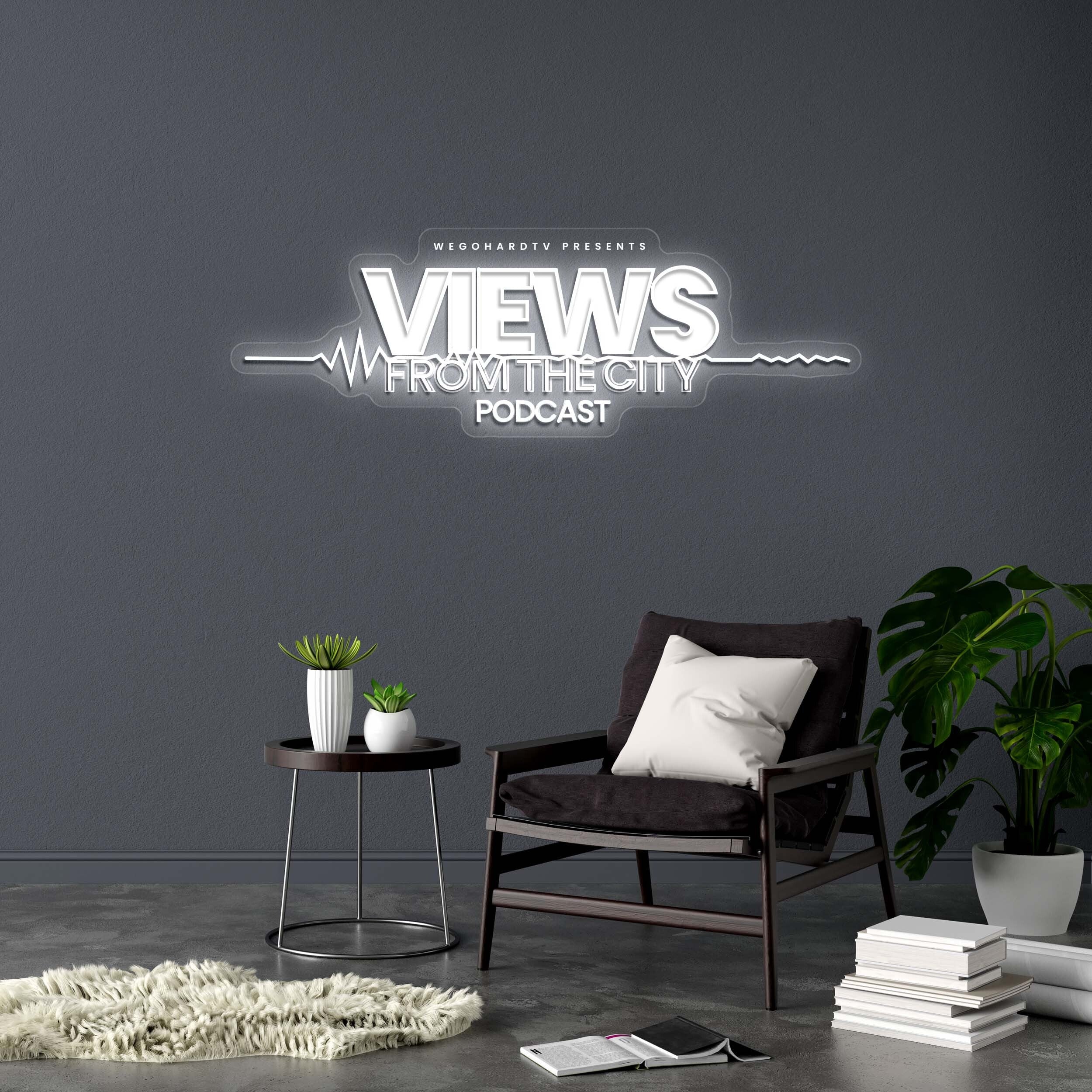 VIEWS - Premium Neon Artwork