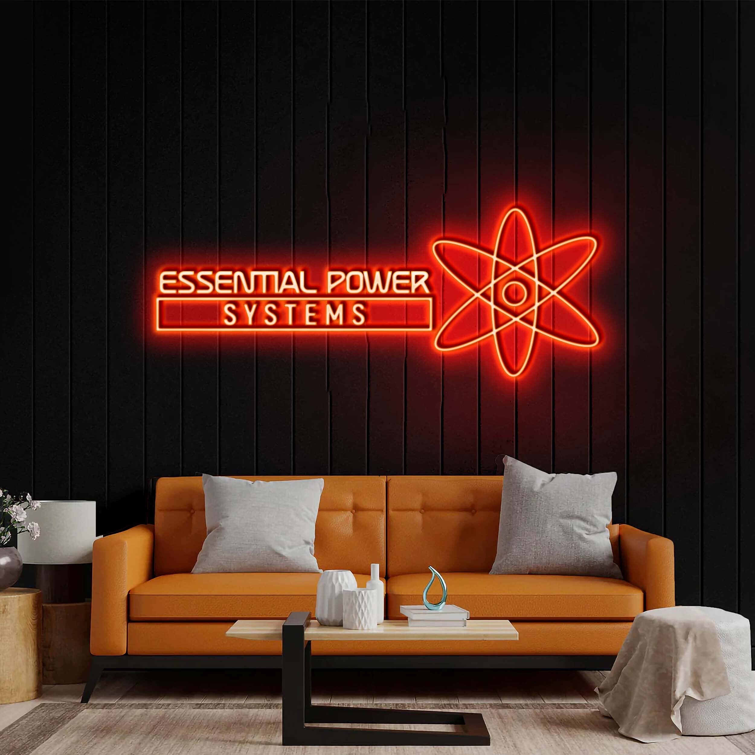 ESSENTIAL POWER SYSTEMS (logo on right side) - Pemium Neon Artwork