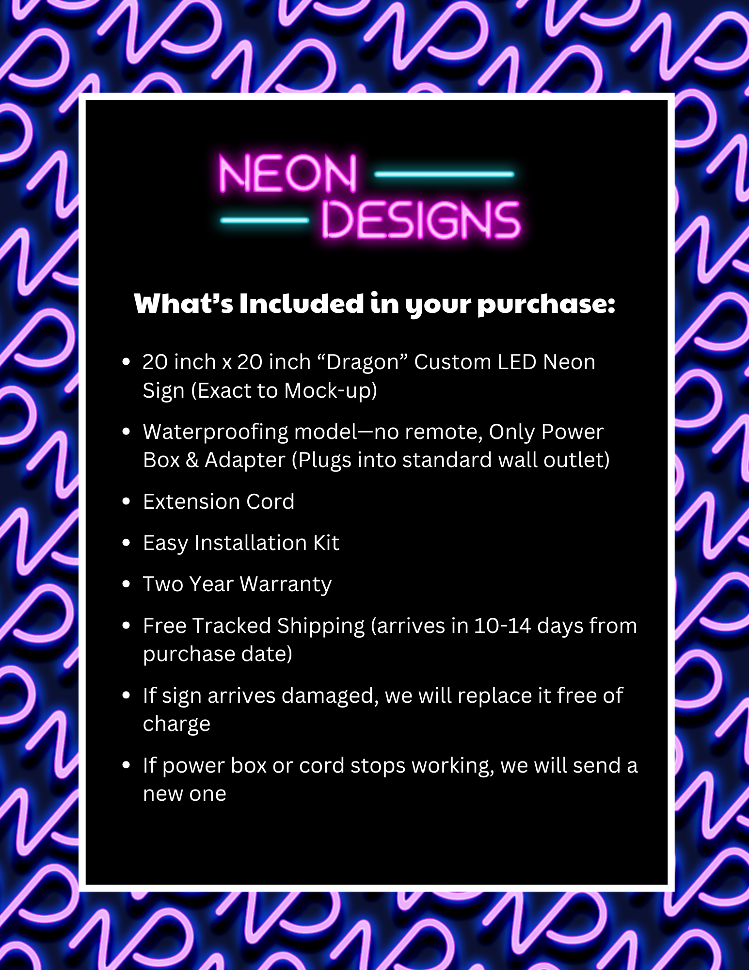 Dragon - Premium Neon Artwork