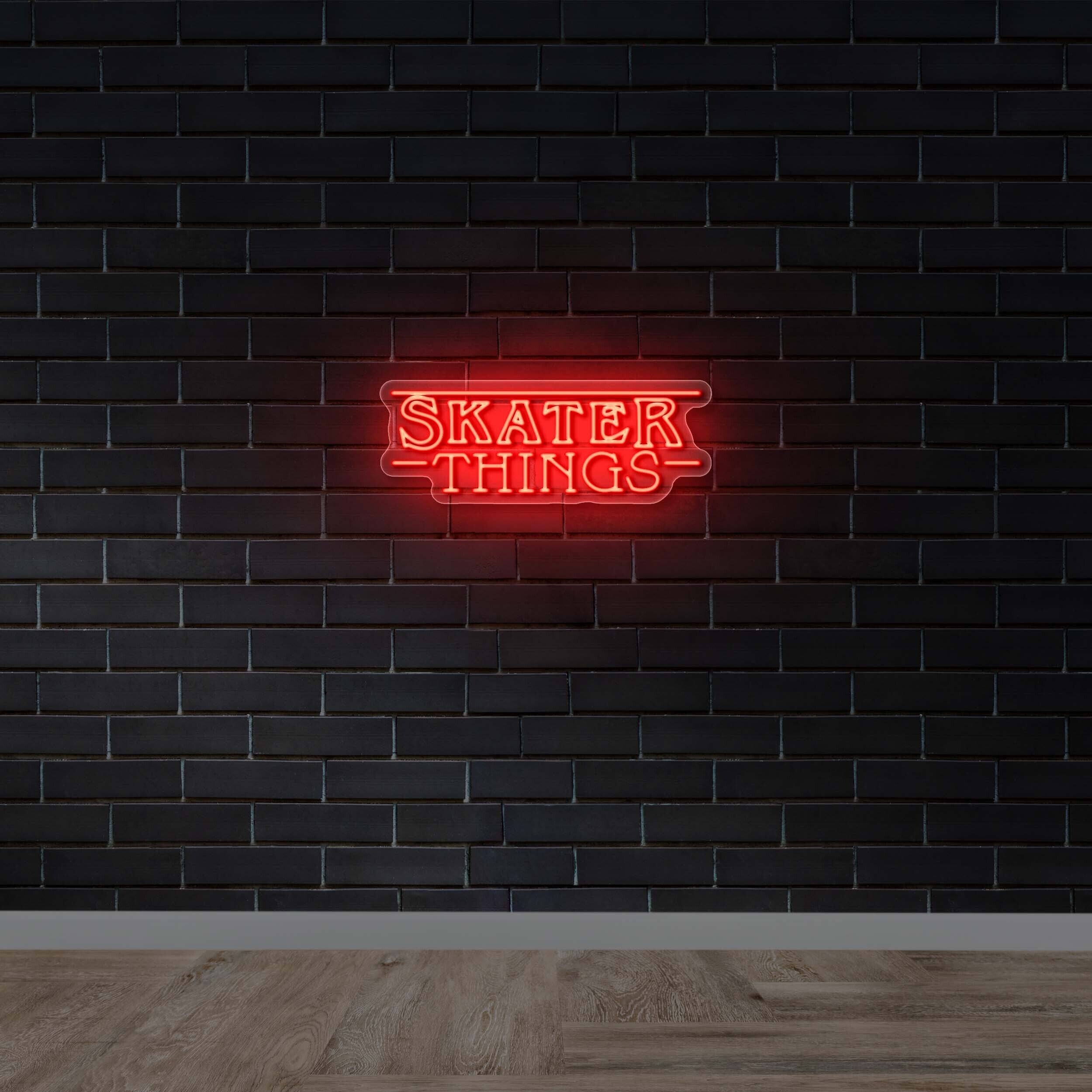 Skater Things - Premium Neon Artwork