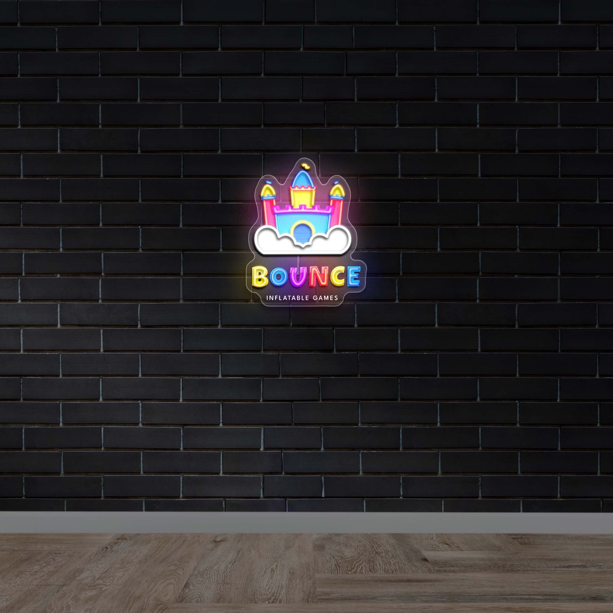 BOUNCE - Premium Neon Artwork