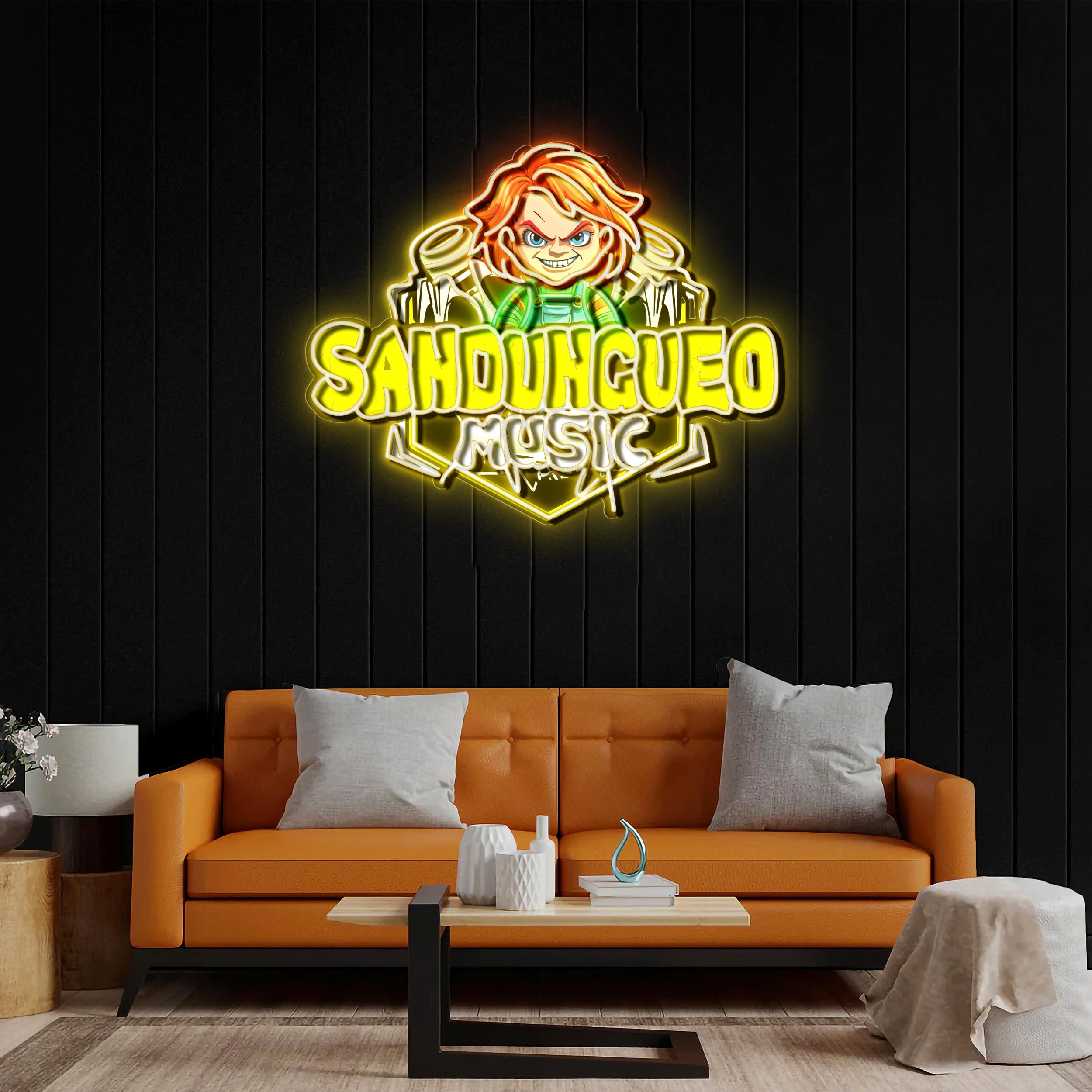 SANDUNGUÉO - Premium Neon Artwork