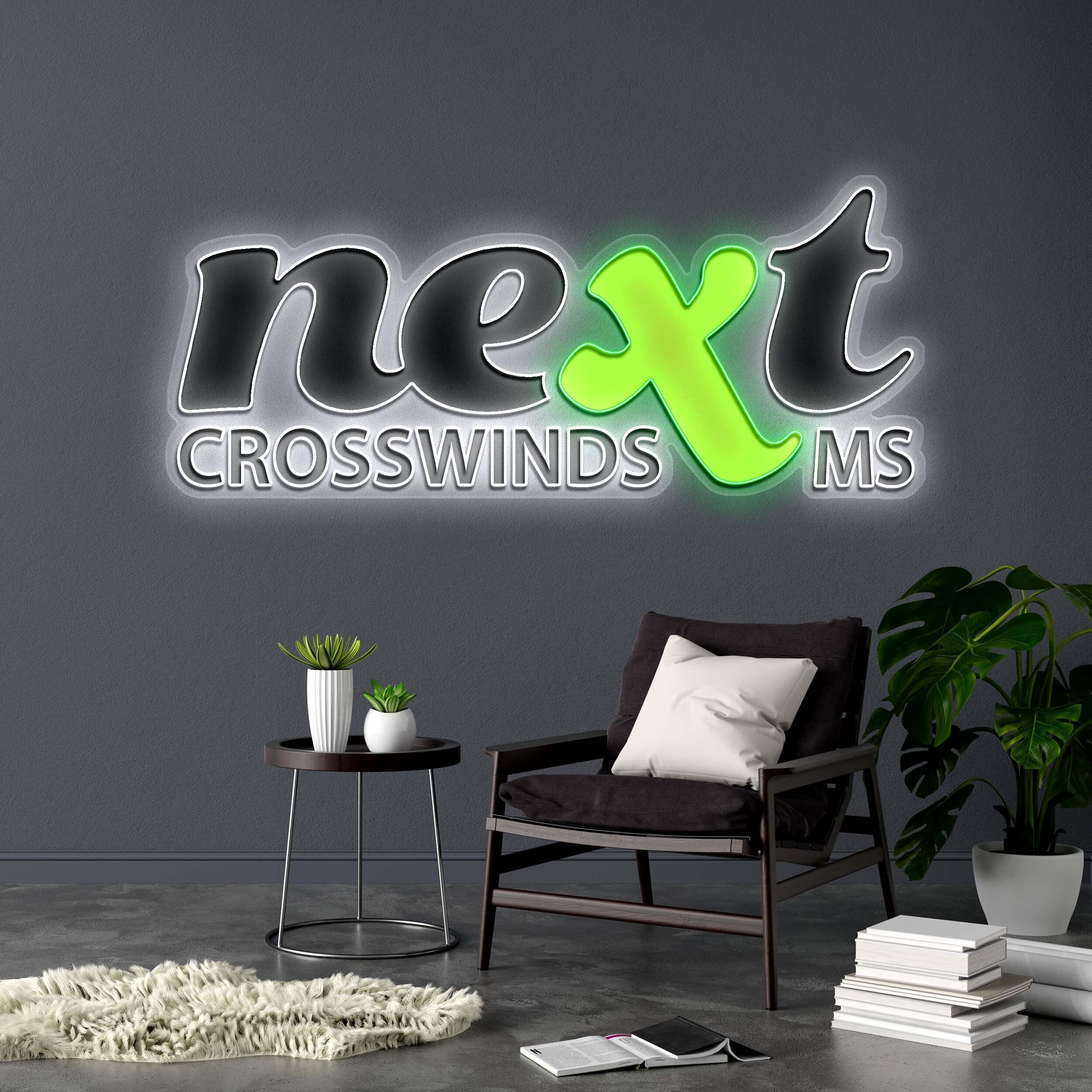 next CROSSWINDS MS - Premium Neon Artwork