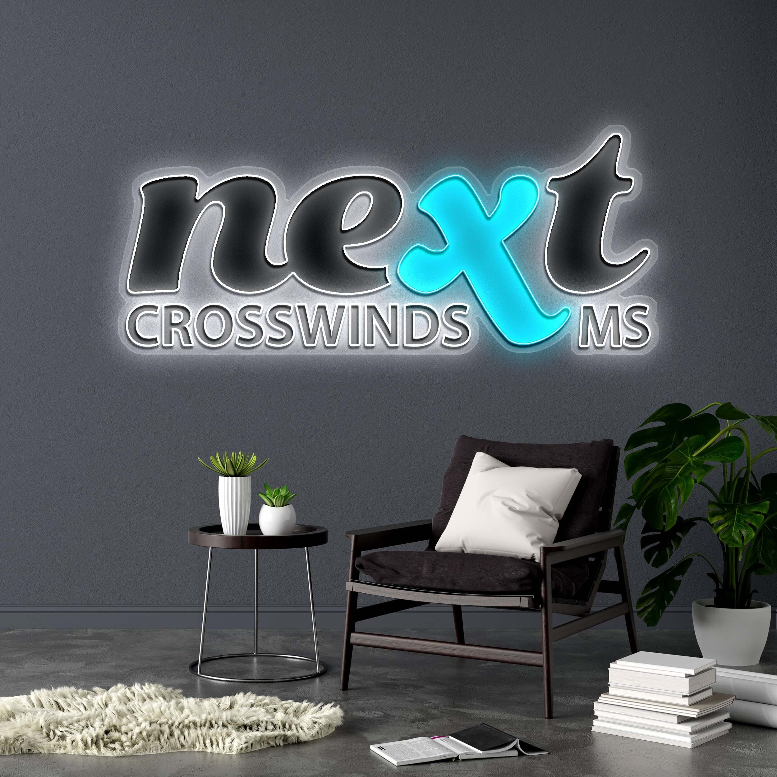 next CROSSWINDS MS - Premium Neon Artwork