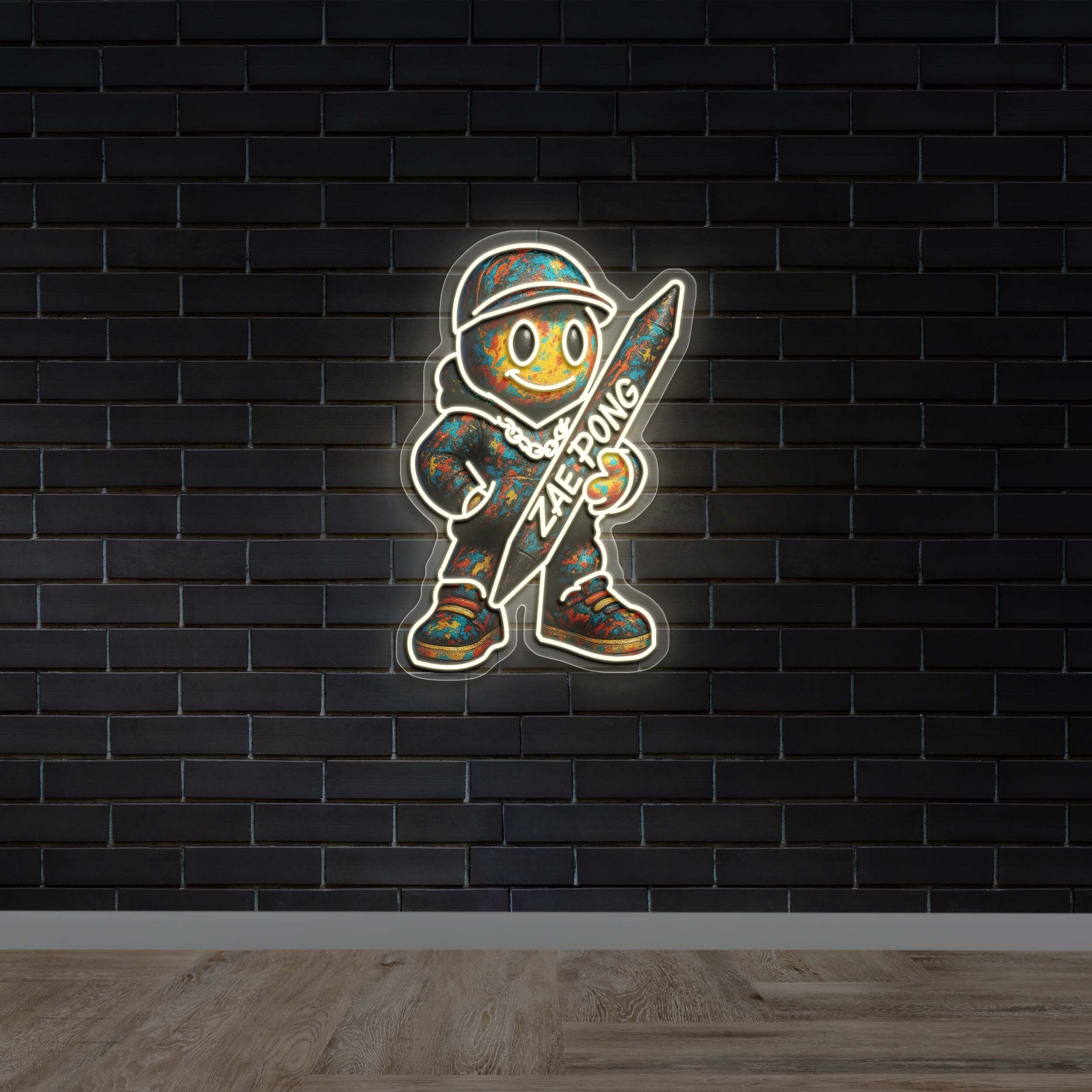 Zae Pong - Premium Neon Artwork