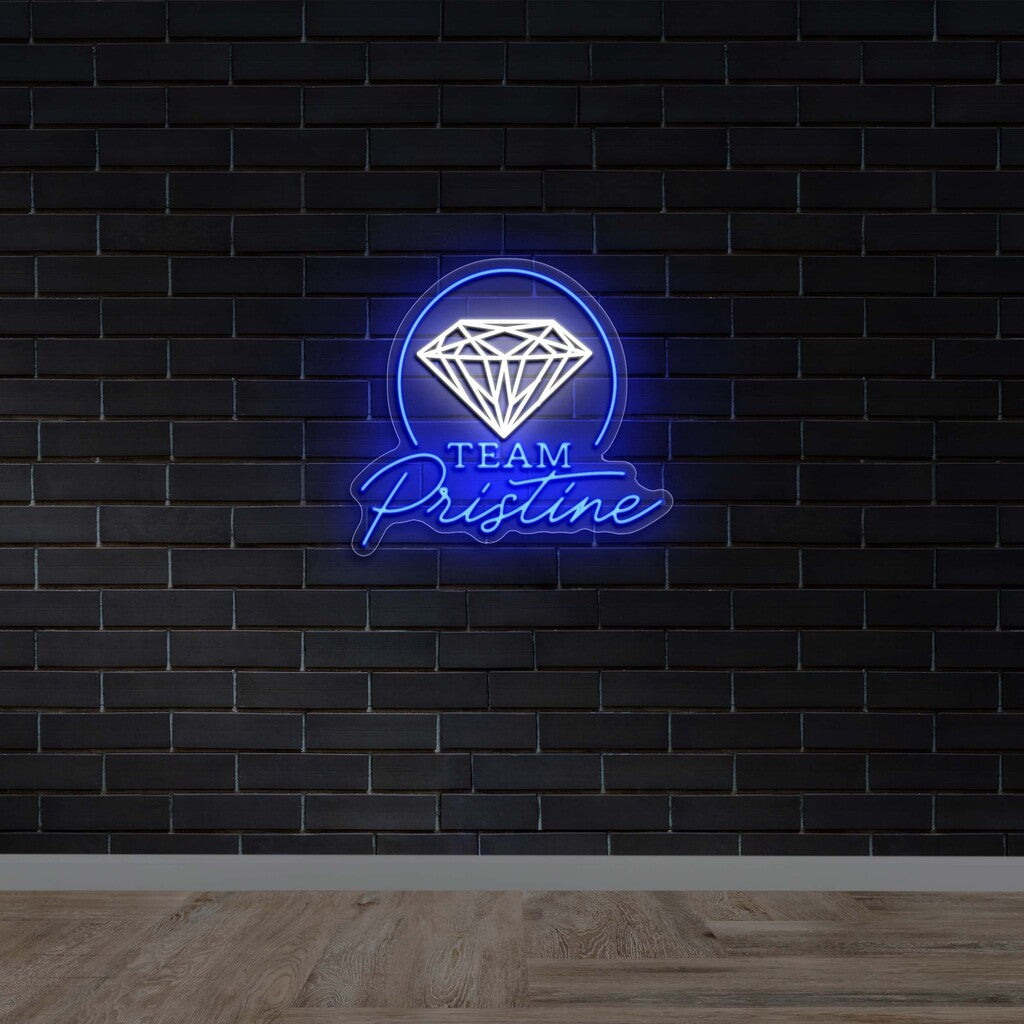 TEAM PRISTINE (version 2) - Premium Neon Artwork