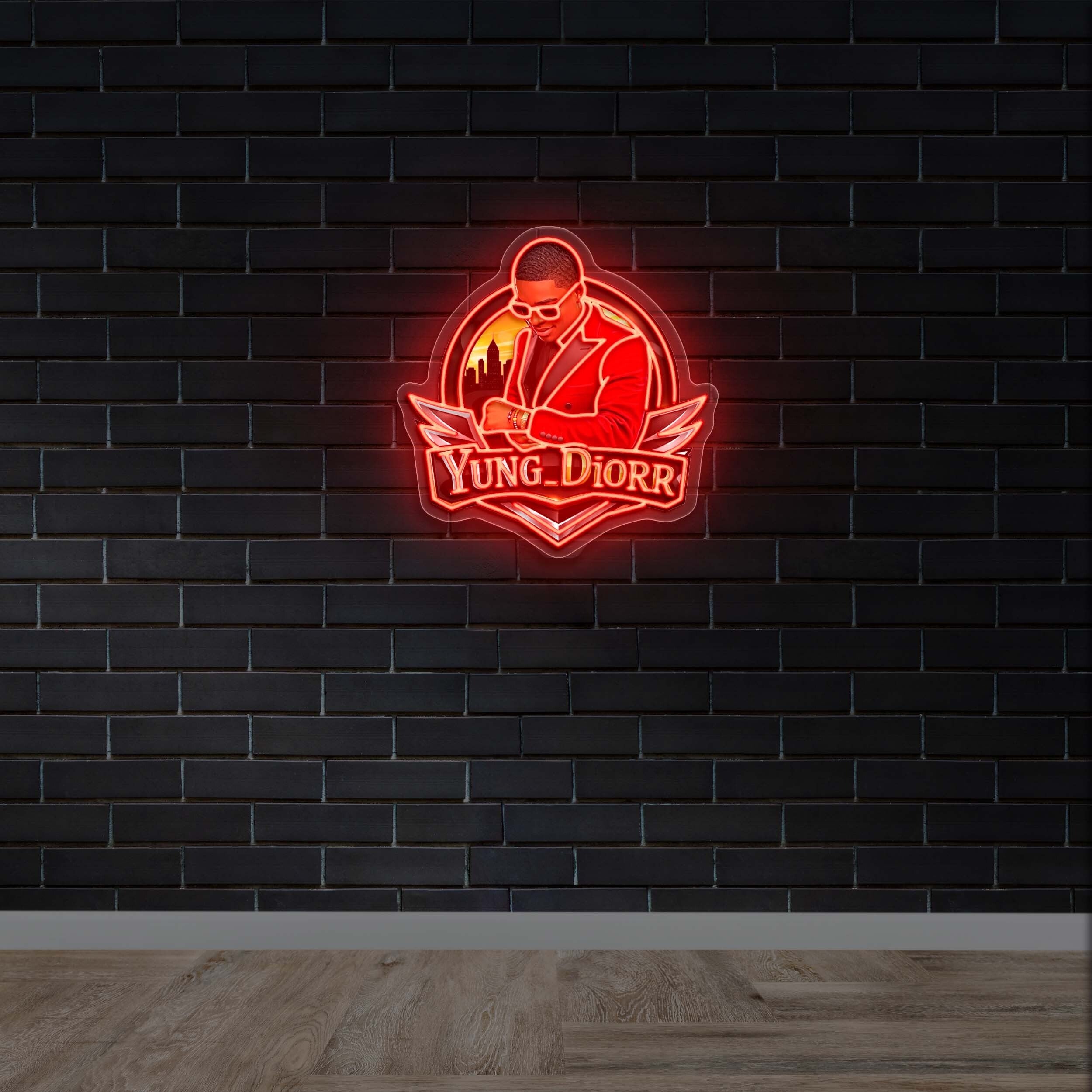YUNG_DIORR - Premium Neon Artwork