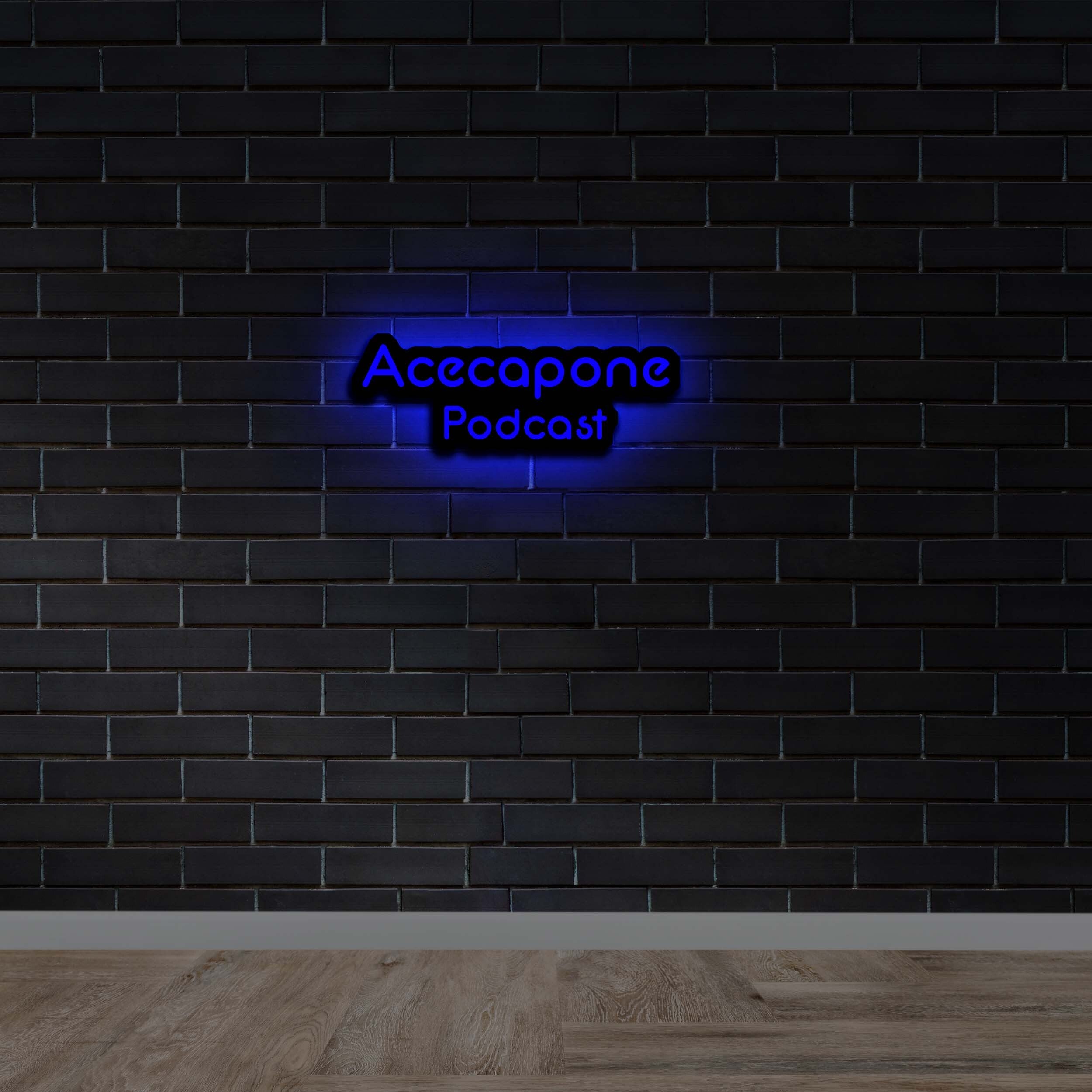 Acecapone Podcast | Backlit Version - Premium Neon Artwork