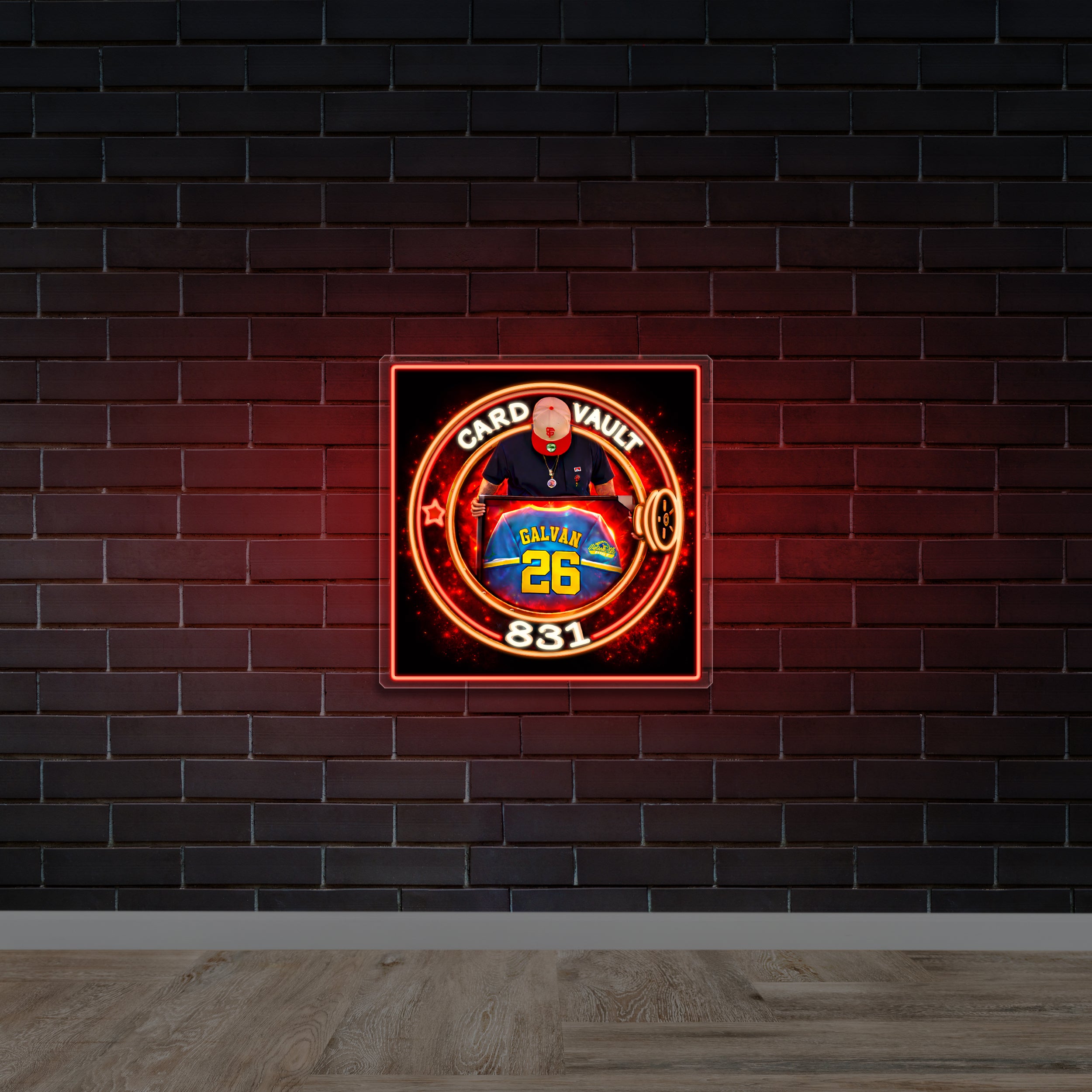 Card Vault 831 - Premium Neon Artwork