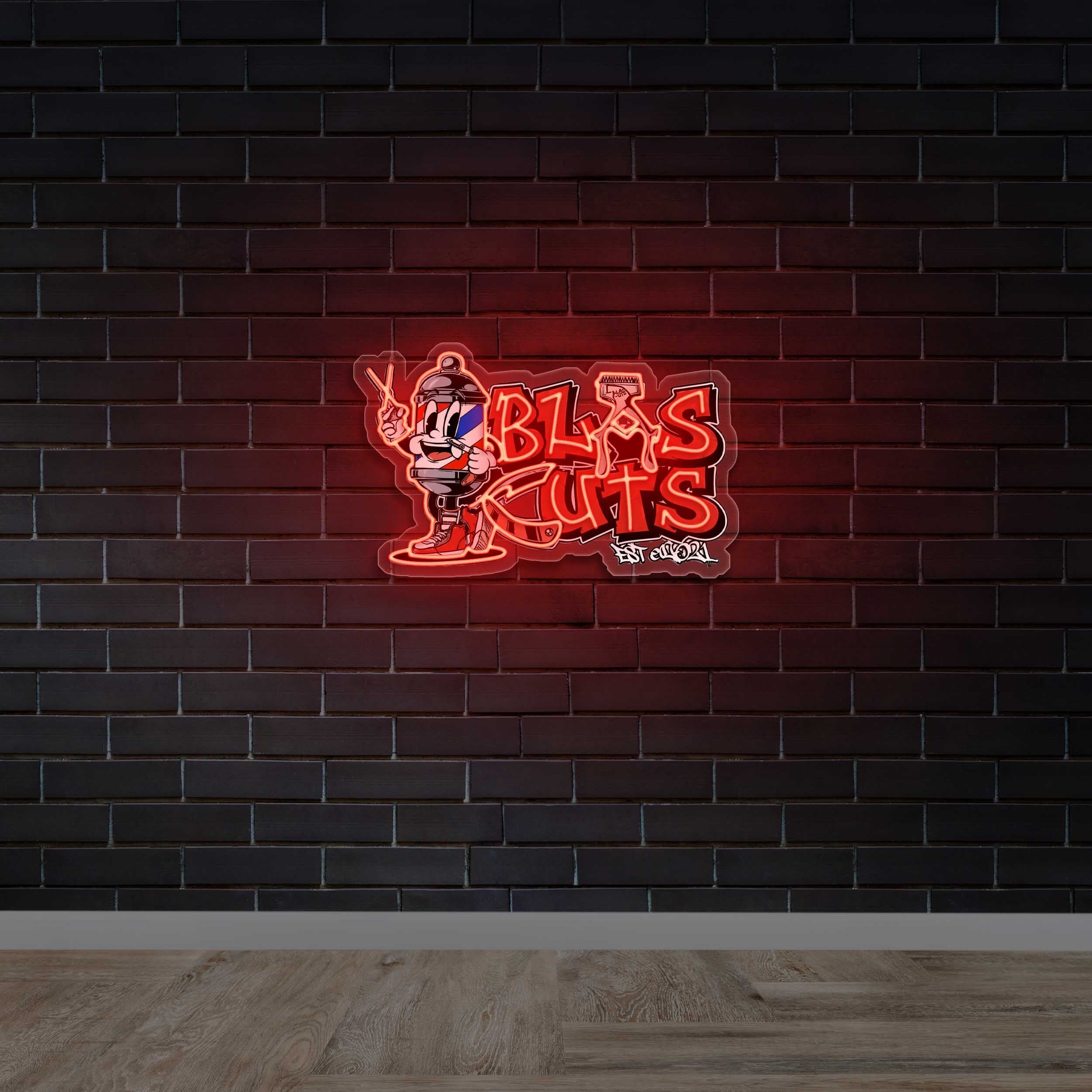 Blas Cuts - Premium Neon Artwork