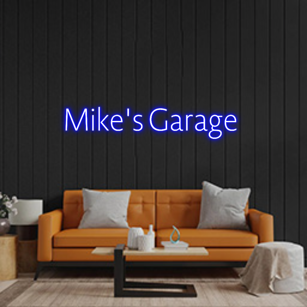 Custom Neon: Mike's Garage