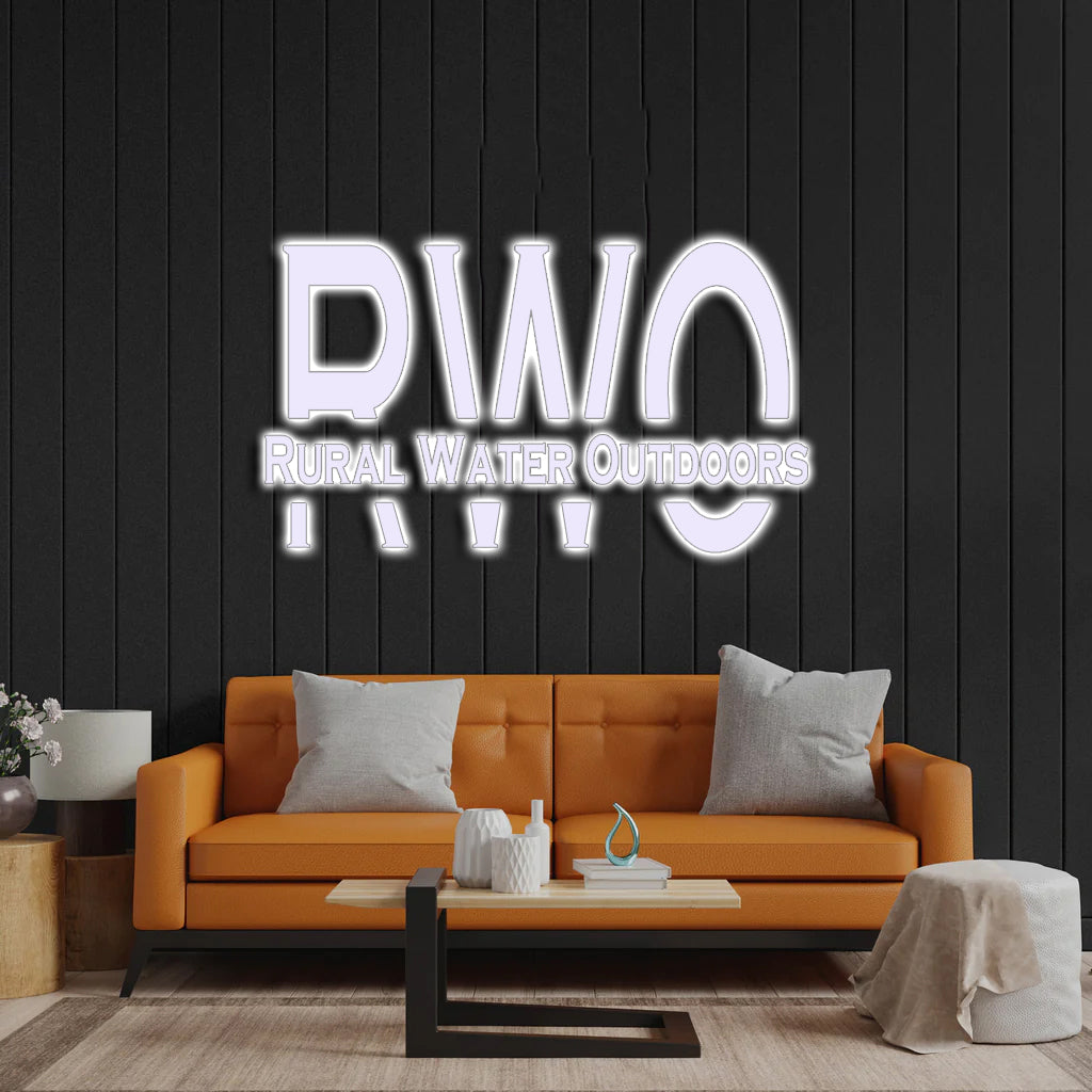 Rural Water Outdoors - Premium Neon Artwork