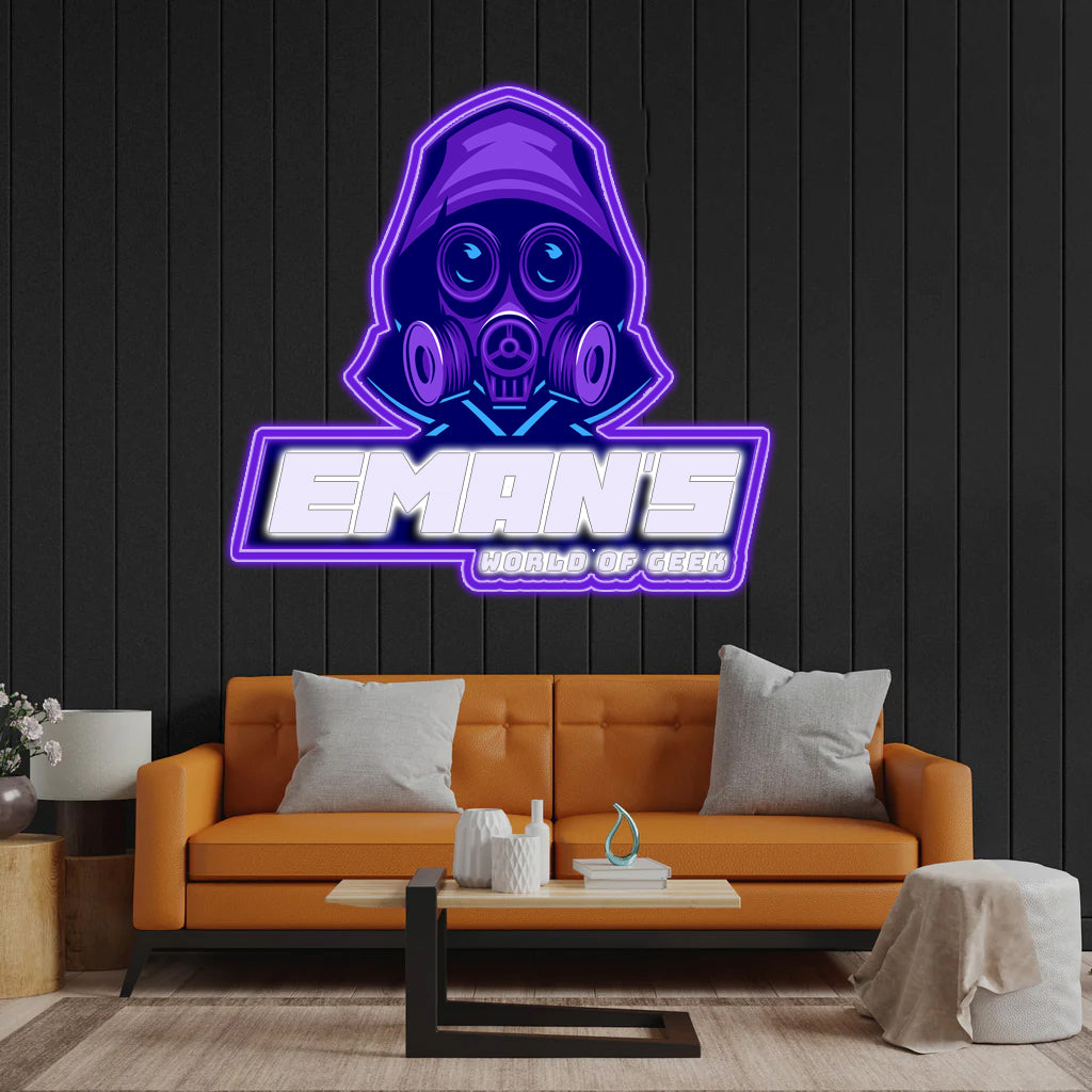 Eman's World of Geek - Premium Neon Artwork